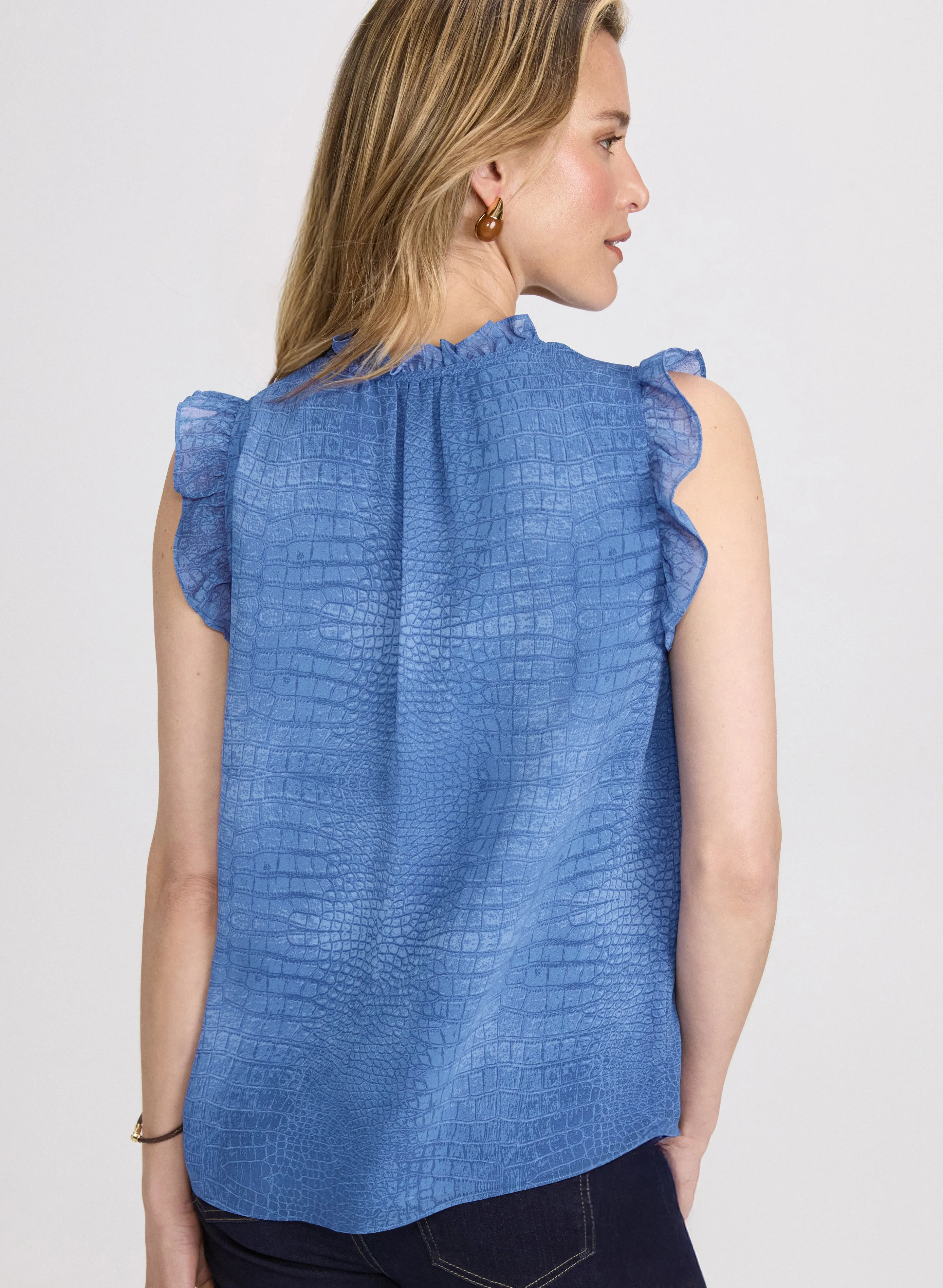 Snake Print Chiffon Blouse sold by Laura product image thumbnail 2