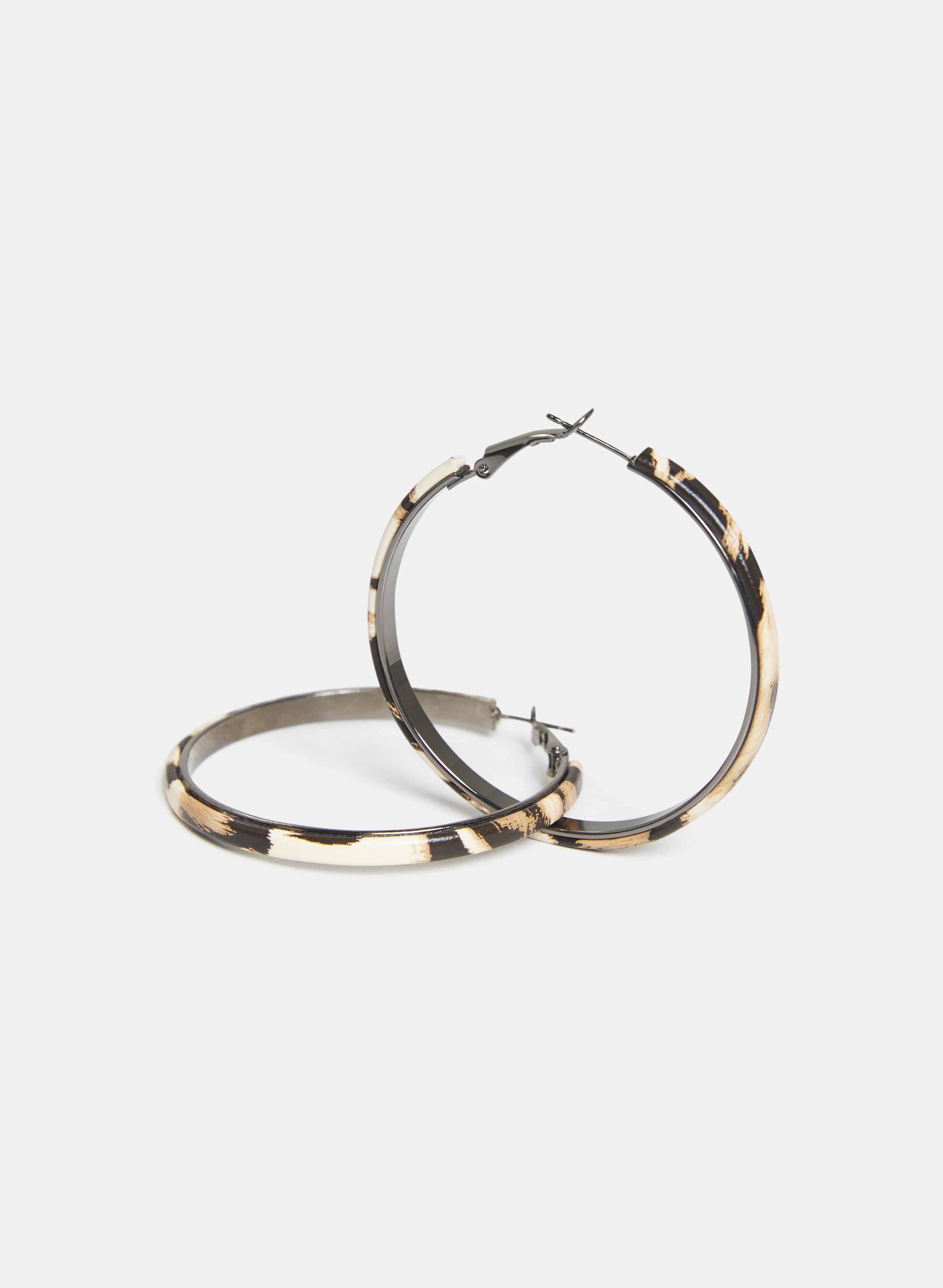 Leopard Print Hoop Earrings sold by Laura product image thumbnail 2