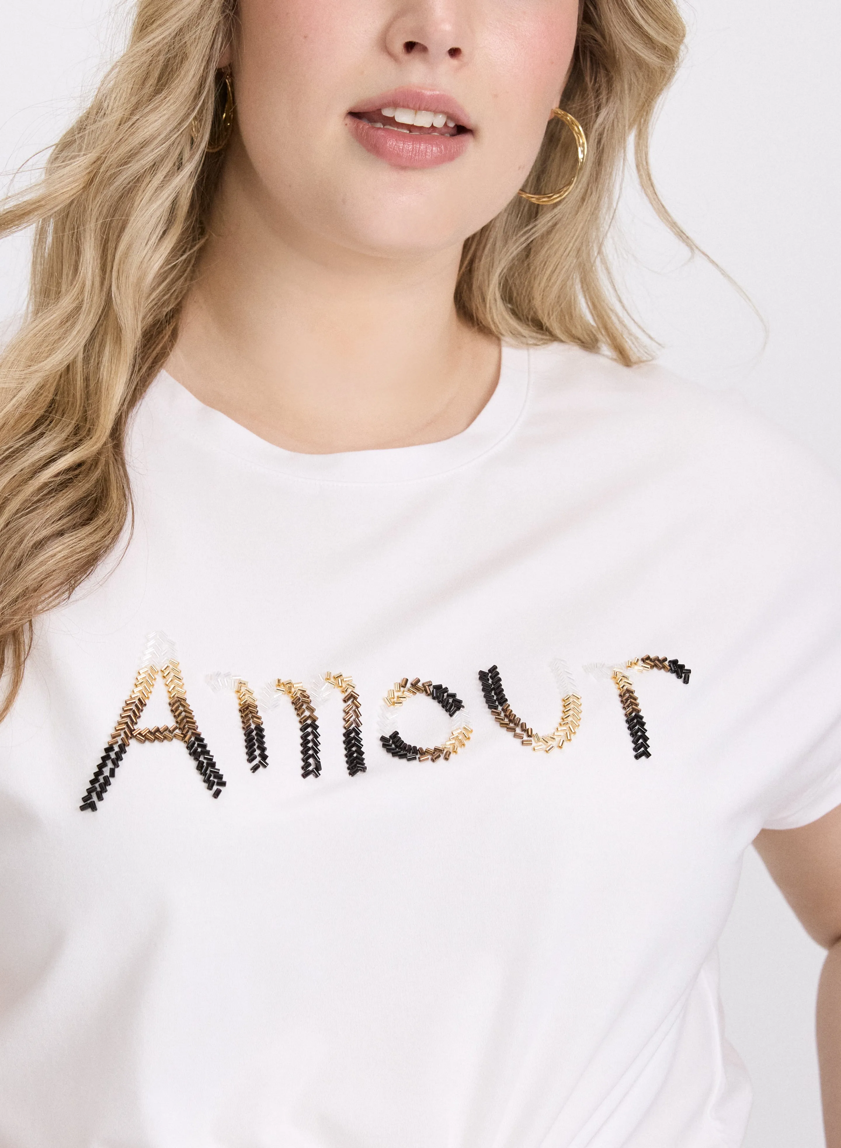 Embellished Script T-Shirt sold by Laura product image thumbnail 4