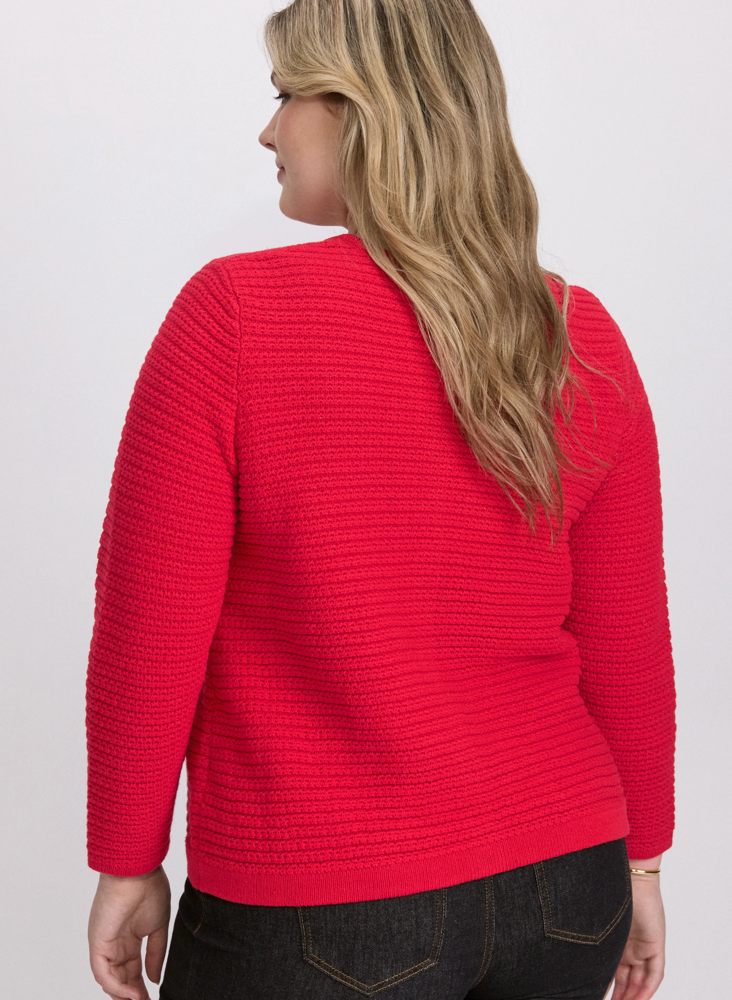 Textured Knit Cardigan sold by Laura product image thumbnail 3