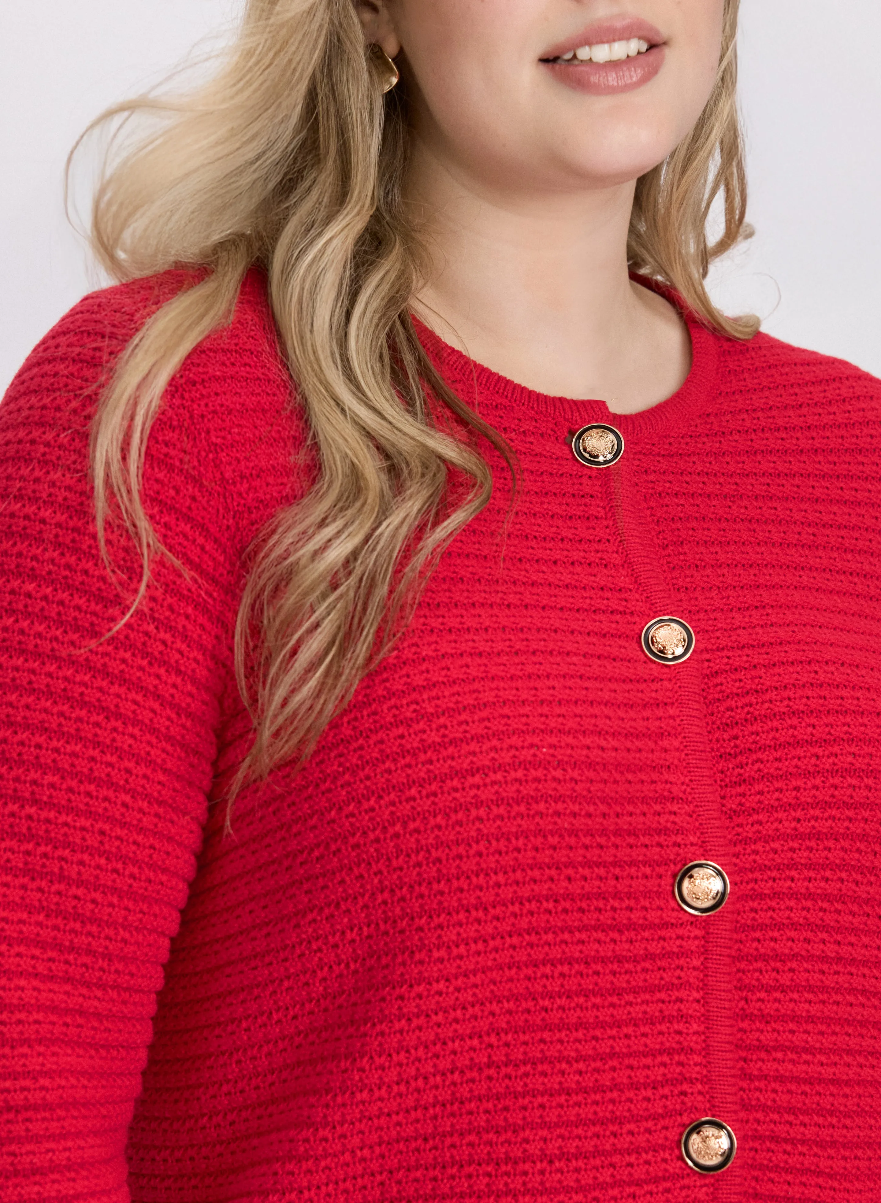 Textured Knit Cardigan sold by Laura product image thumbnail 5