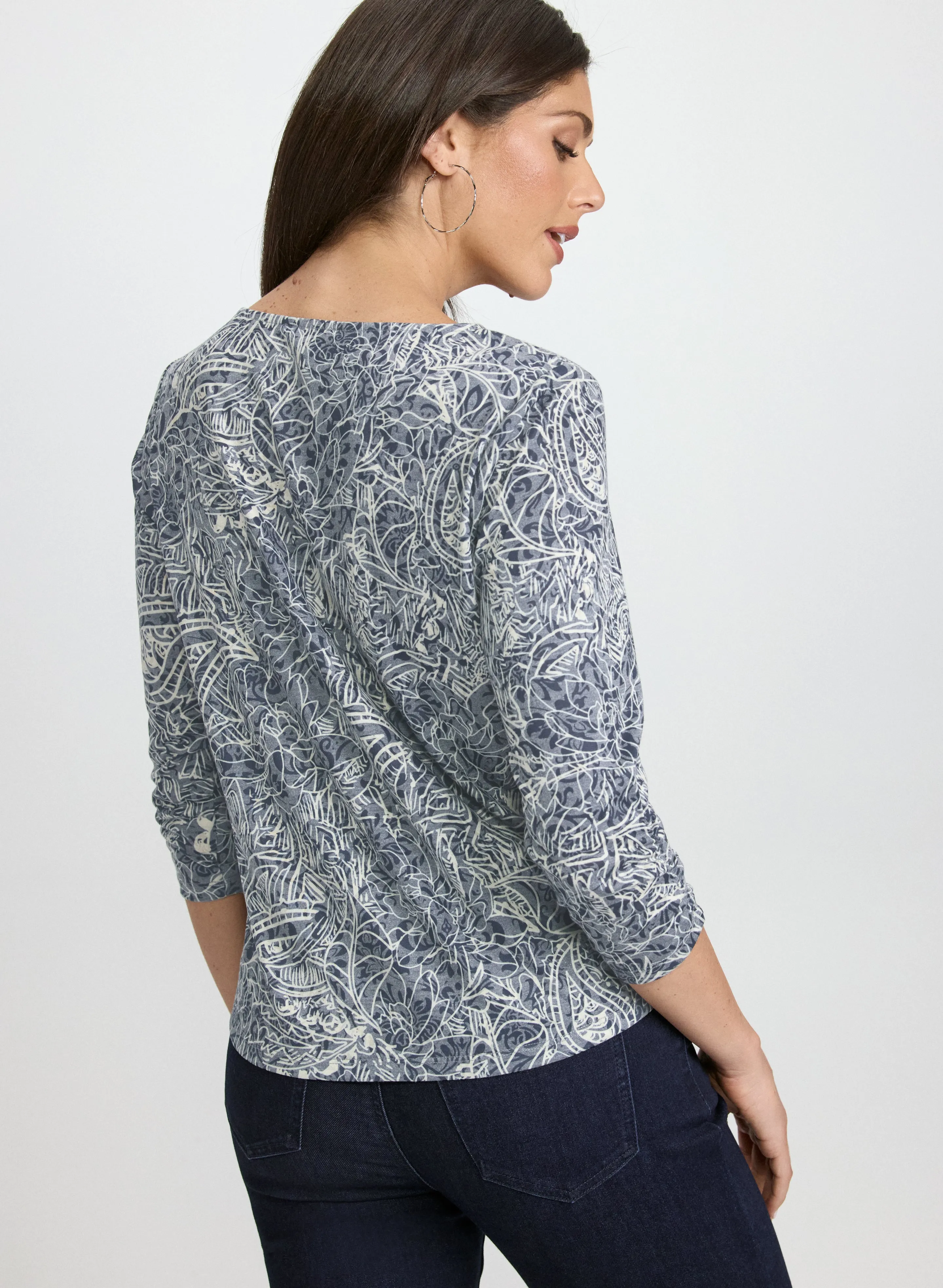 Mixed Print T-Shirt sold by Laura product image thumbnail 3