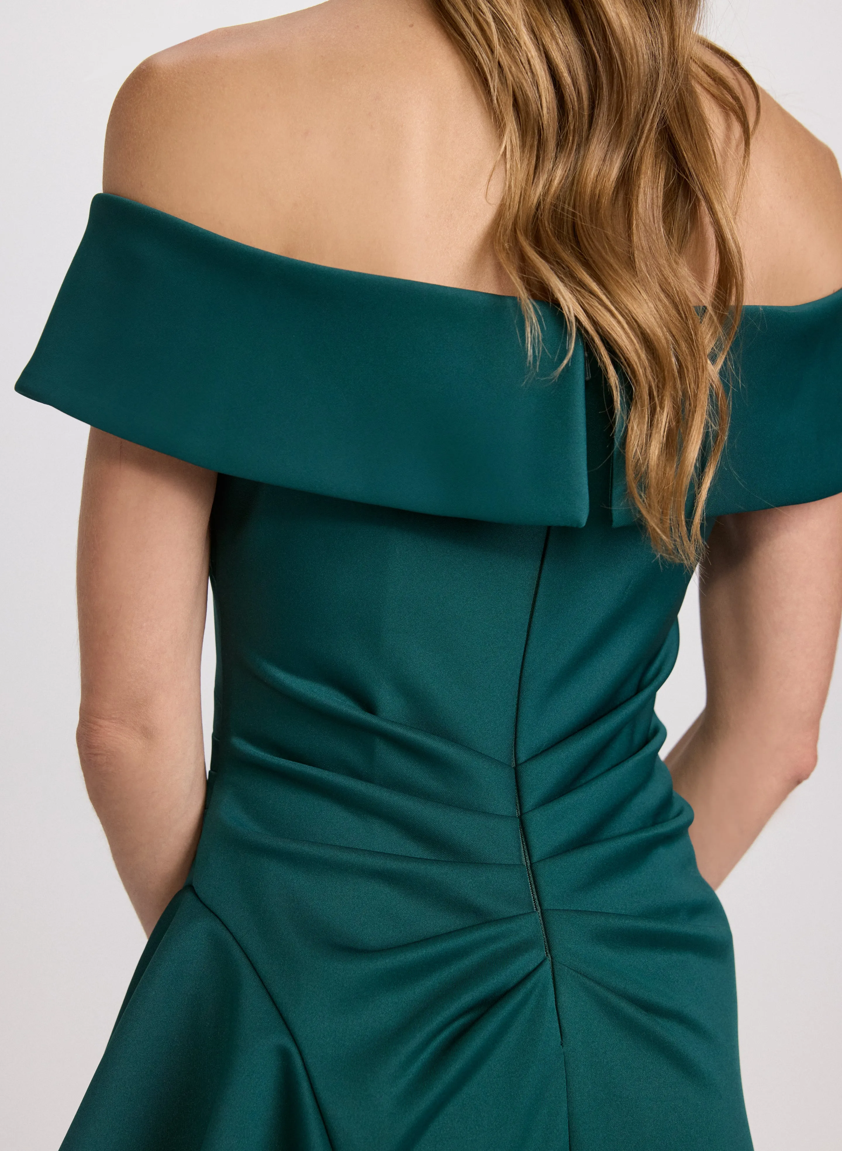 Off-Shoulder Waterfall Ruffle Dress sold by Laura product image thumbnail 5