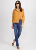 Crepe Button-Down Blouse sold by Laura