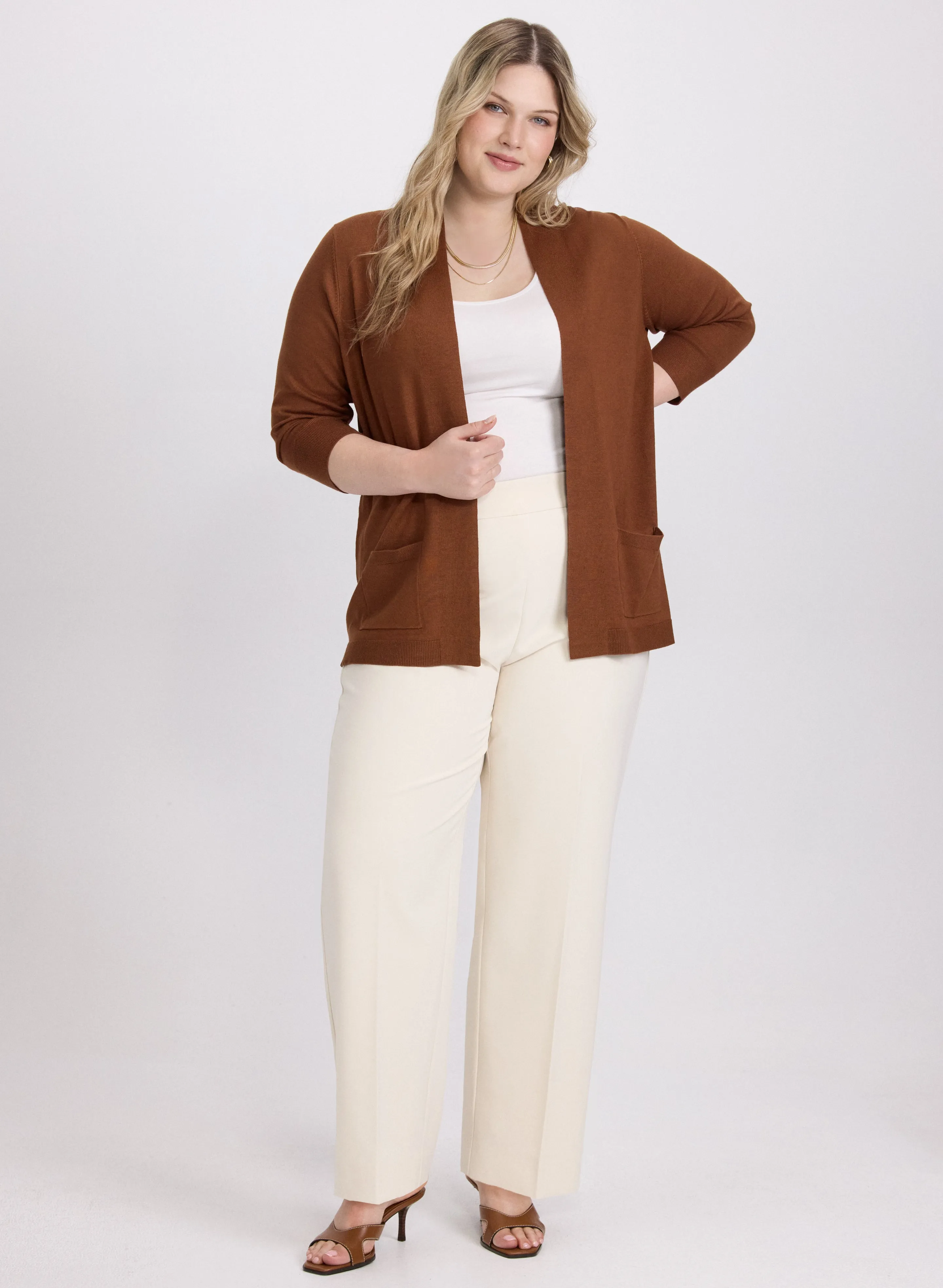 Short Open Front Cardigan sold by Laura product image thumbnail 4