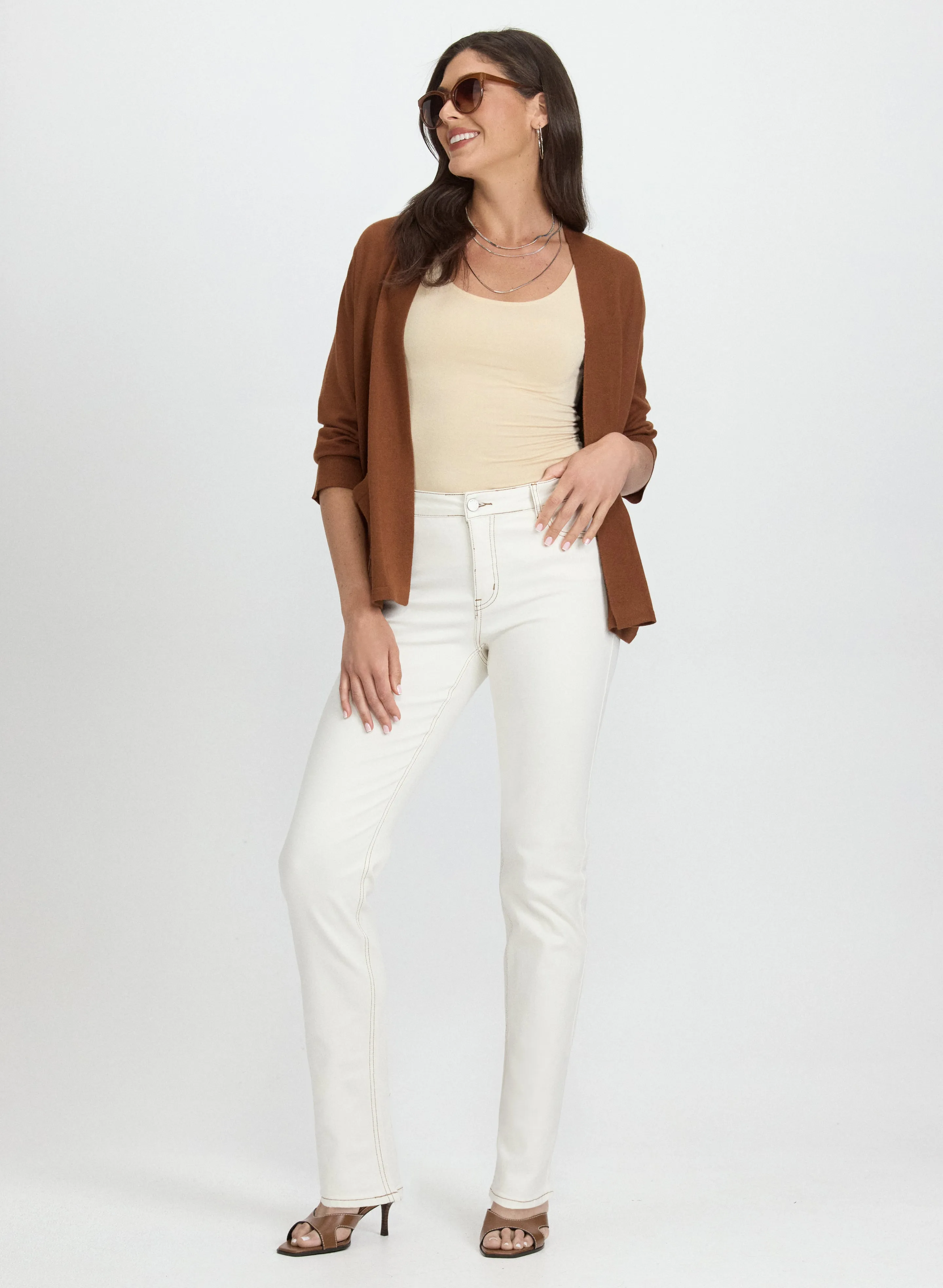 Short Open Front Cardigan sold by Laura product image thumbnail 4