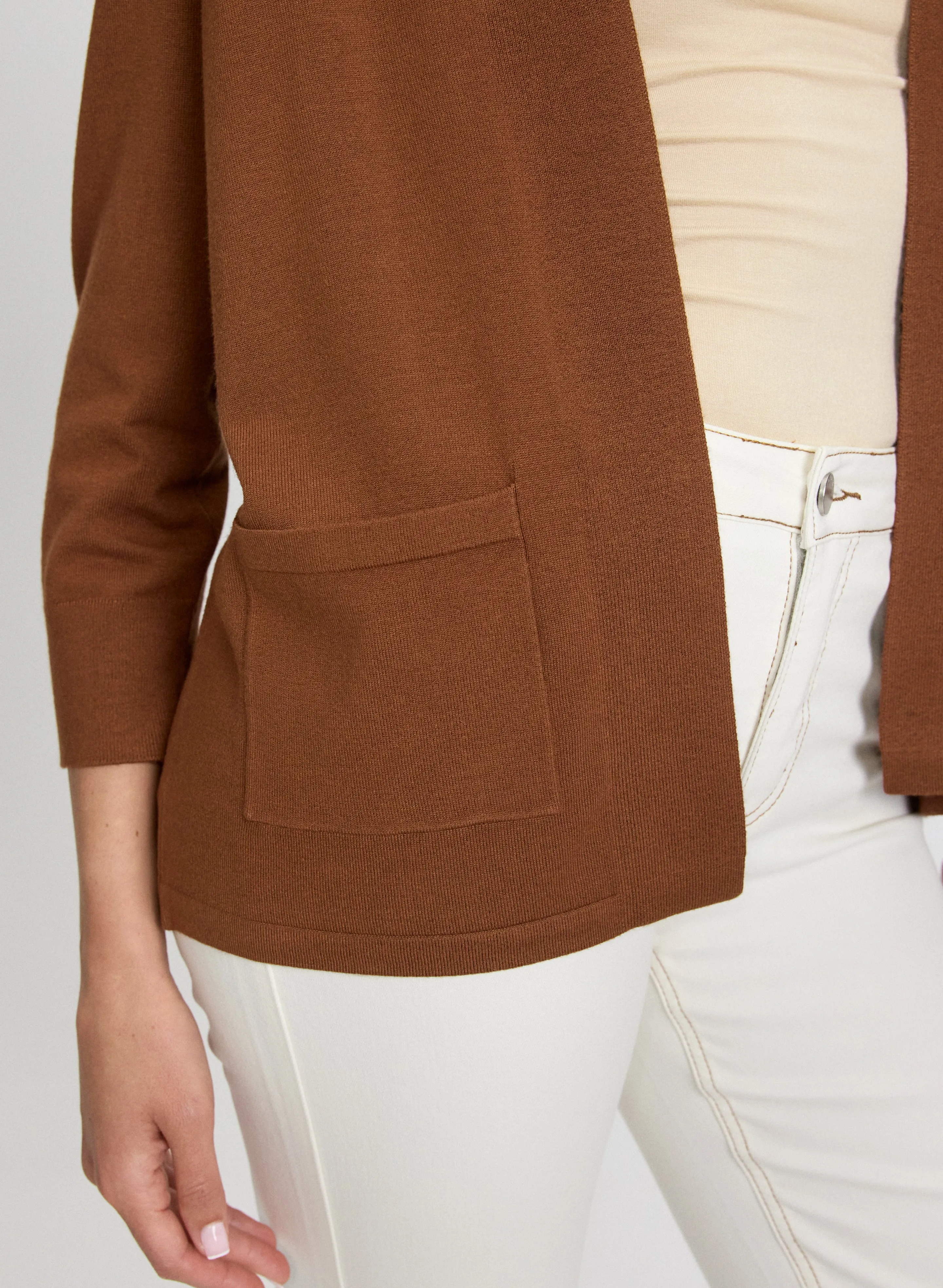 Short Open Front Cardigan sold by Laura product image thumbnail 5