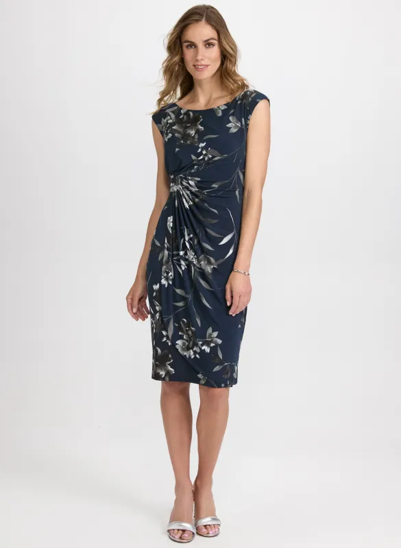 Draped Floral Dress sold by Laura