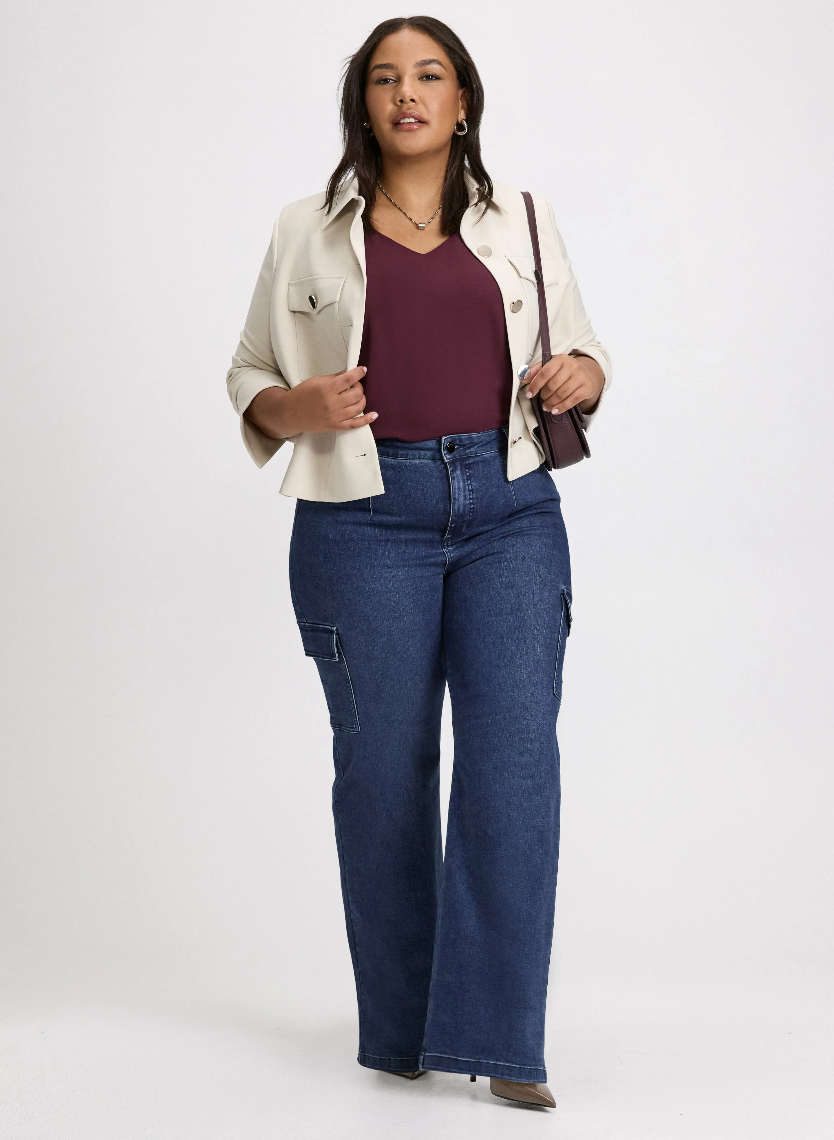 Sleeveless V-Neck Blouse sold by Laura product image thumbnail 3