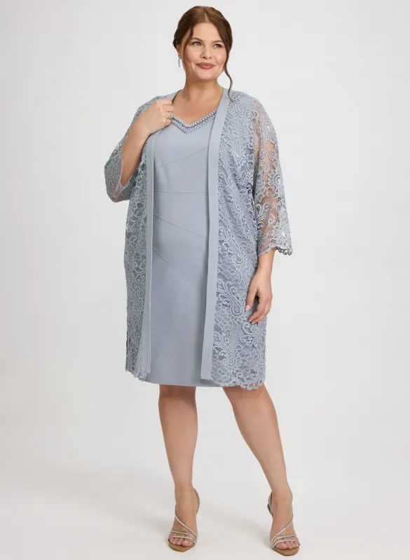 Lace Jacket & Dress Set sold by Laura