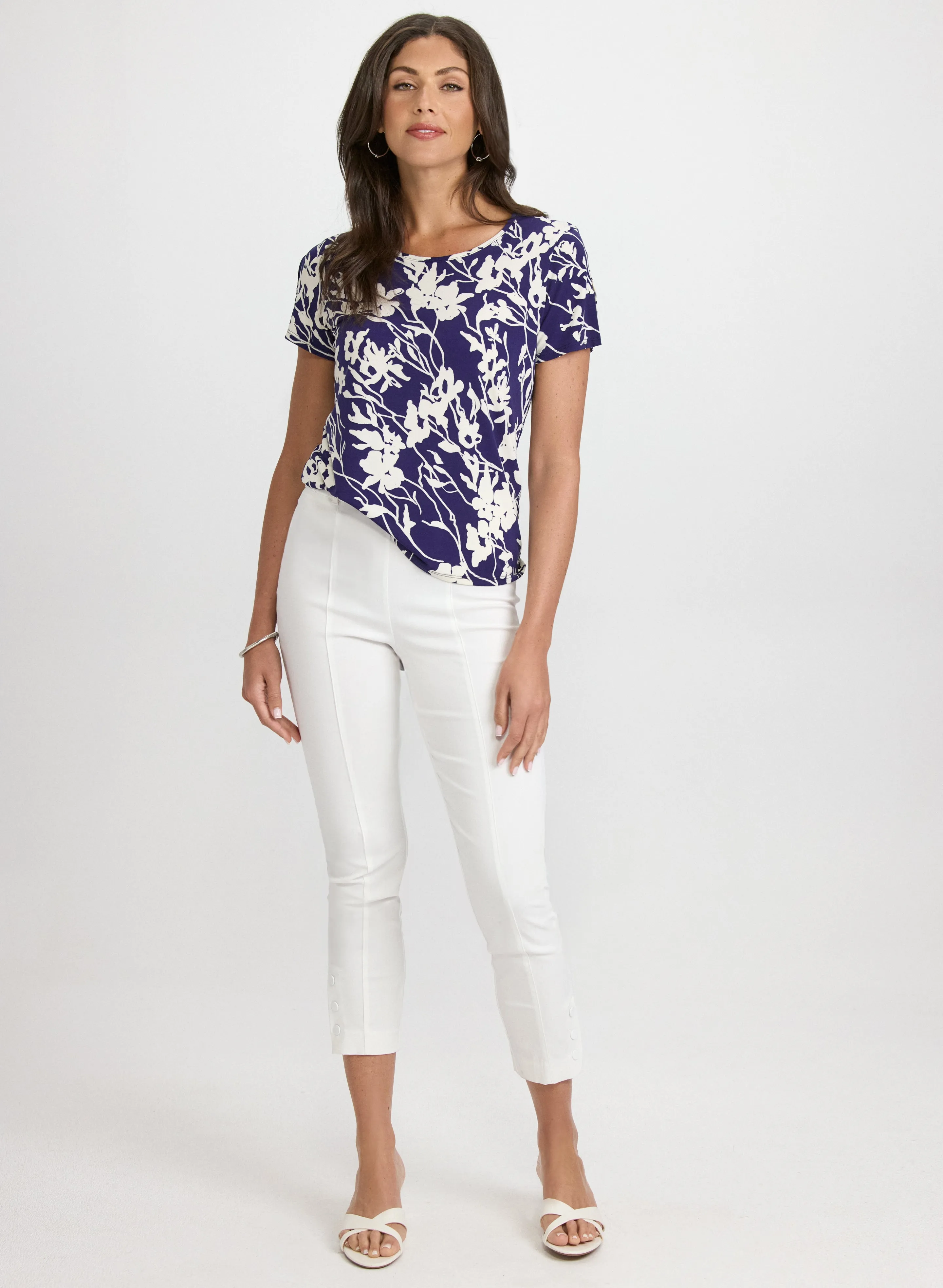 Floral Split Sleeve Top sold by Laura product image thumbnail 4