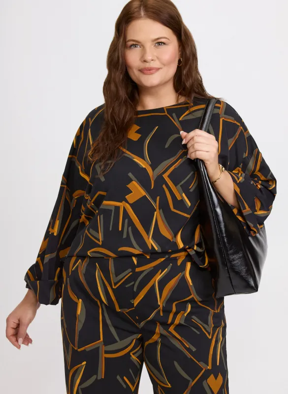 Joseph Ribkoff - Abstract Striped Blouse sold by Laura