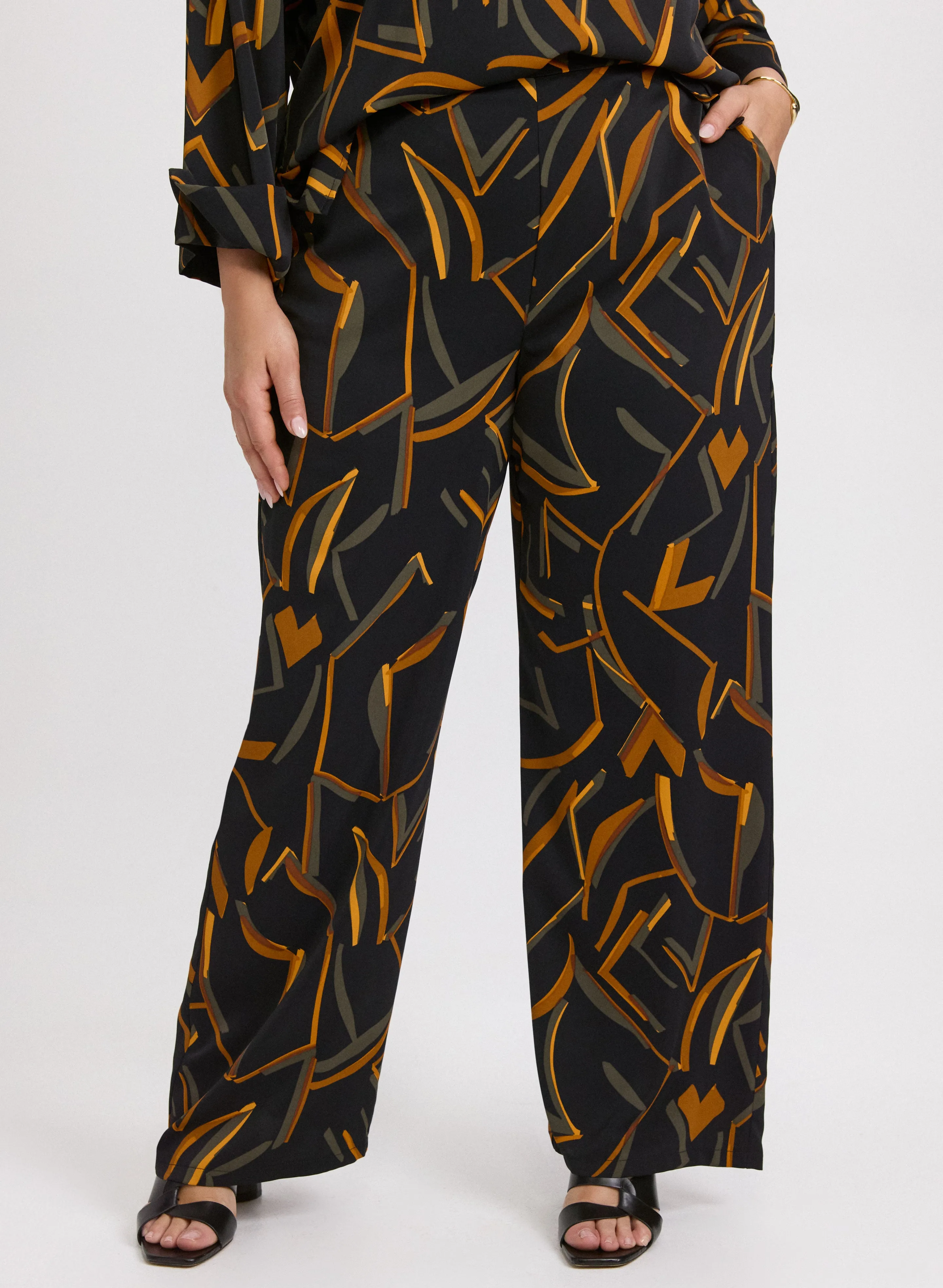 Joseph Ribkoff - Abstract Striped Pants sold by Laura