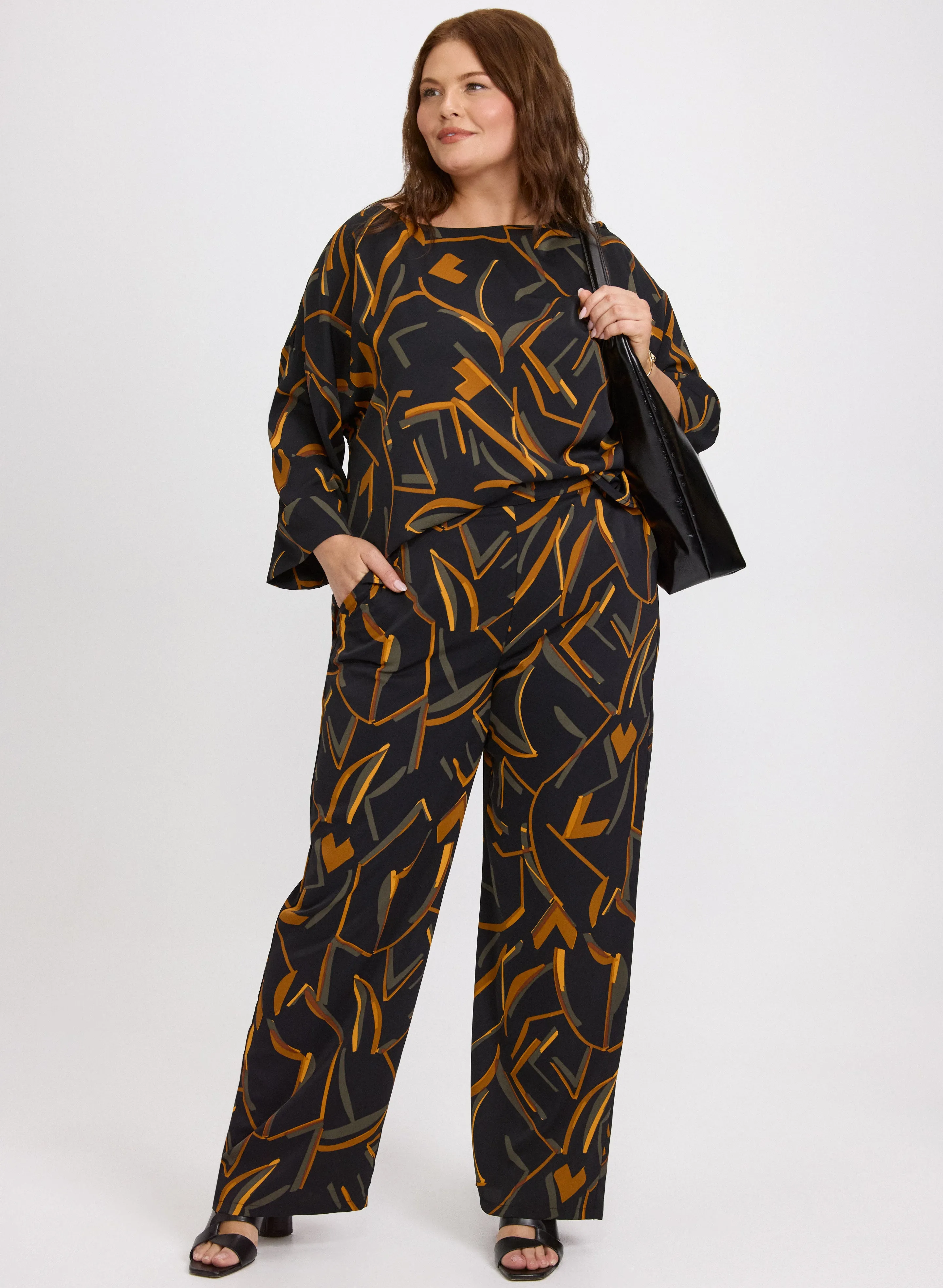 Joseph Ribkoff - Abstract Striped Pants sold by Laura product image thumbnail 3