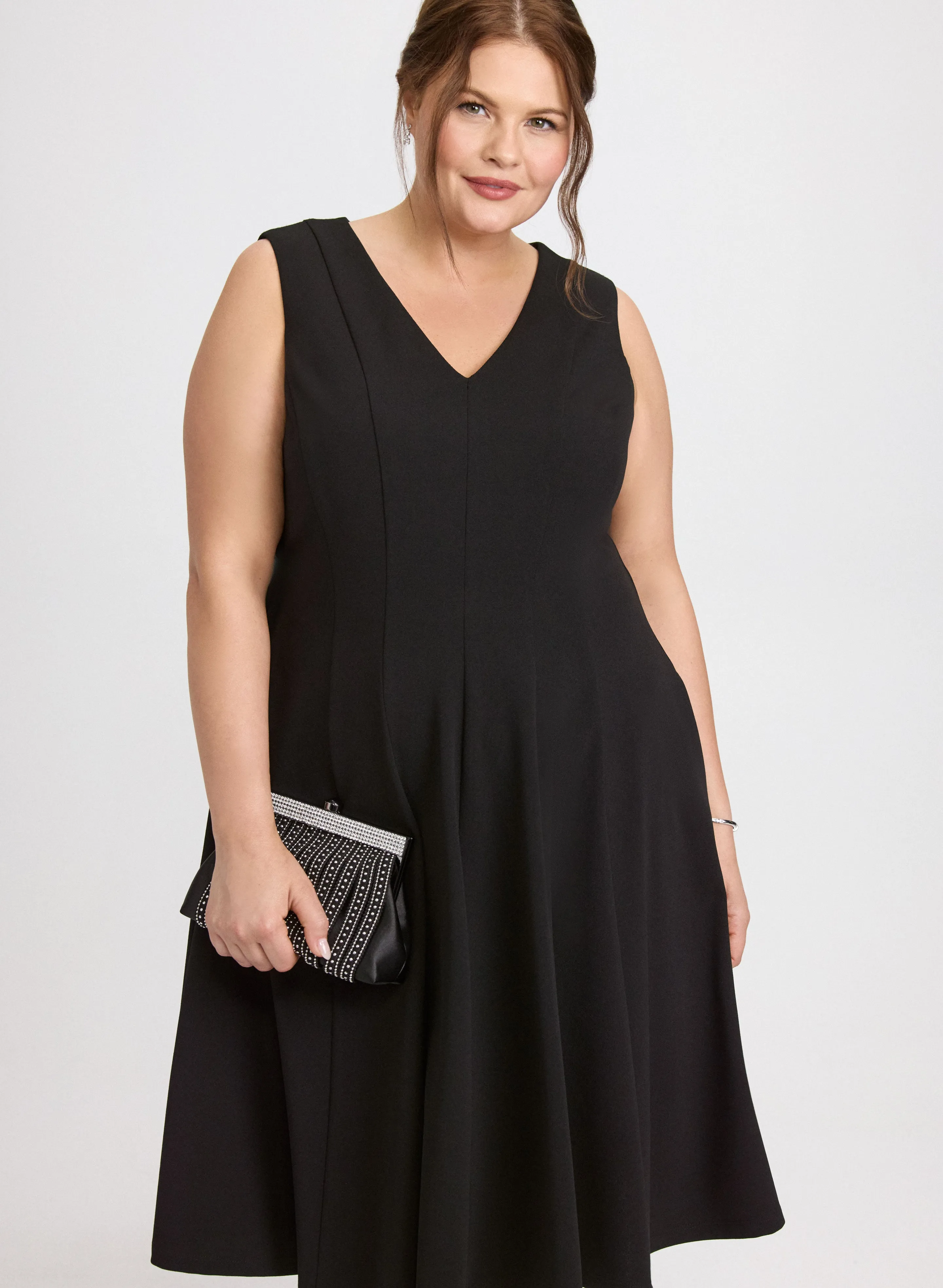 Scuba Crepe A-Line Dress sold by Laura product image thumbnail 4