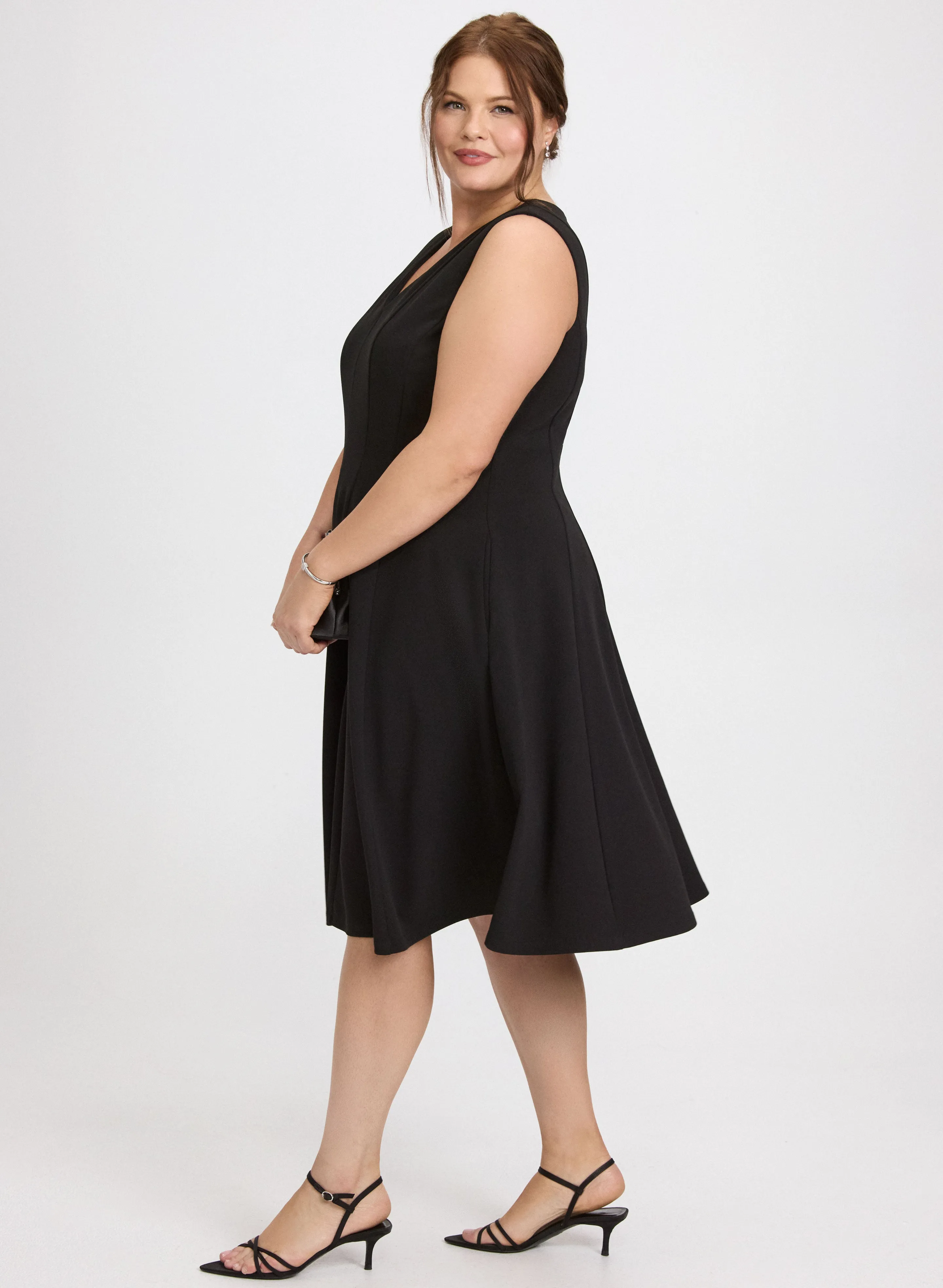 Scuba Crepe A-Line Dress sold by Laura product image thumbnail 2