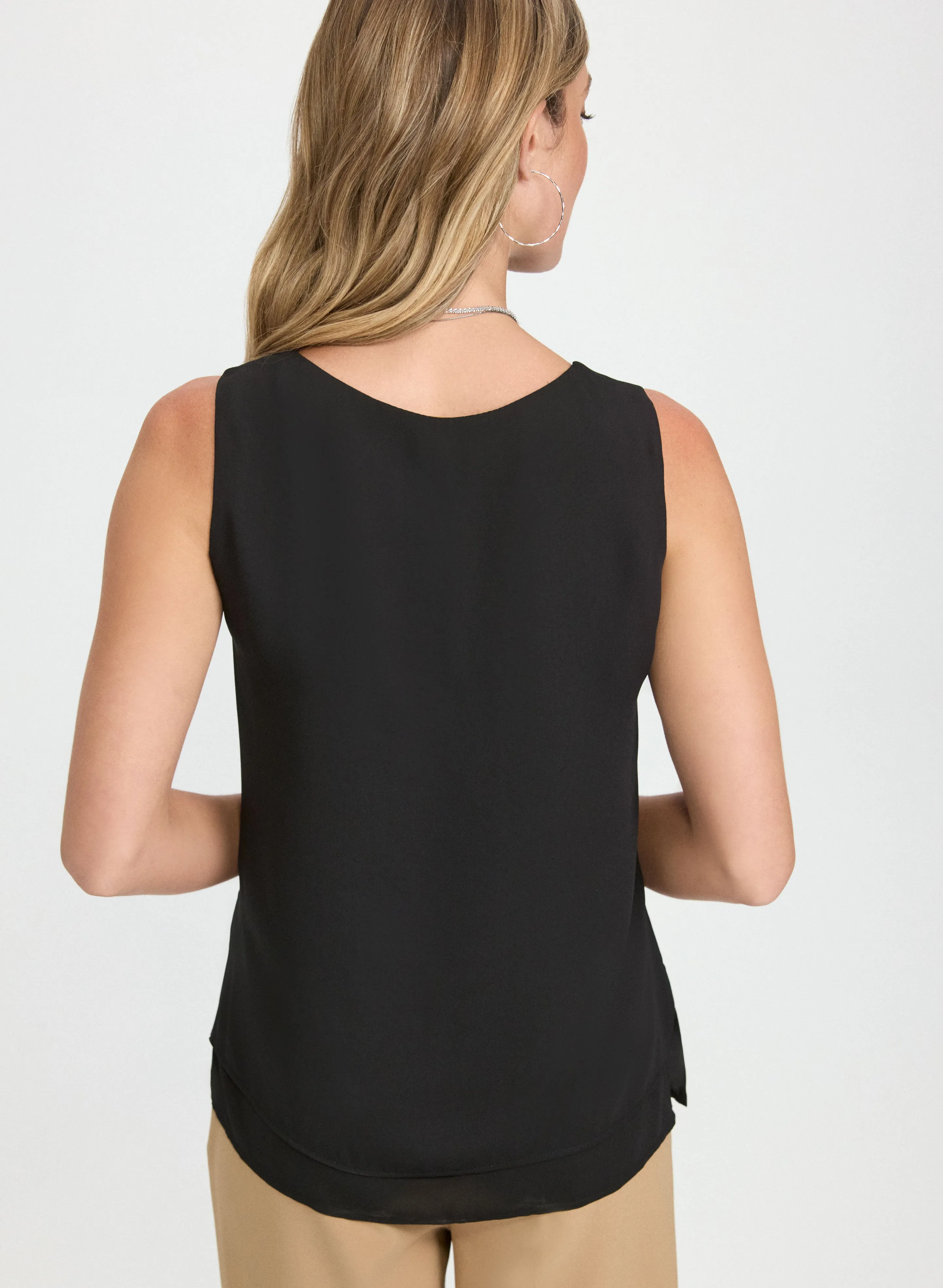 Layered Sleeveless Blouse sold by Laura product image thumbnail 3