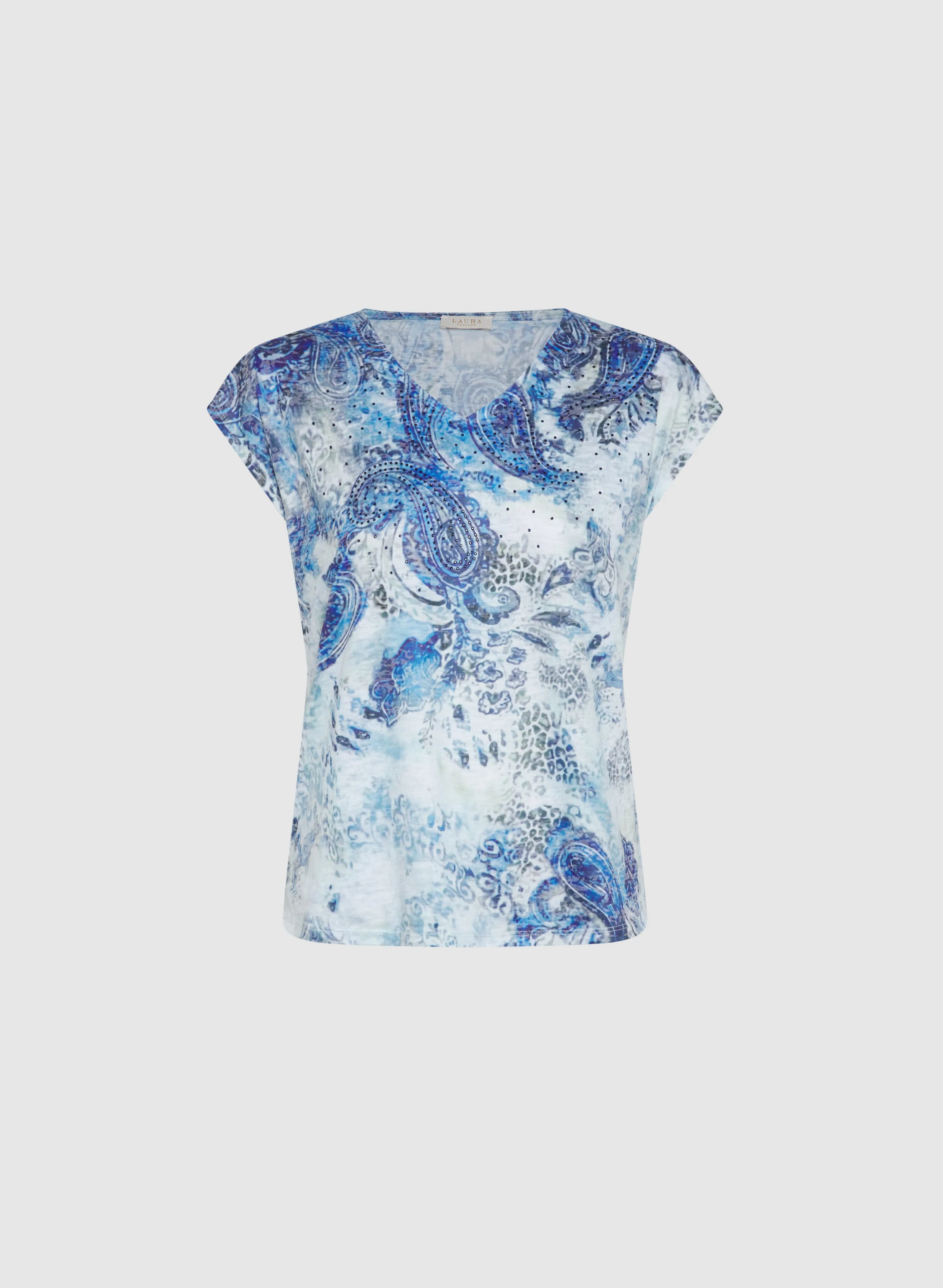 Paisley Burnout T-Shirt sold by Laura product image thumbnail 5