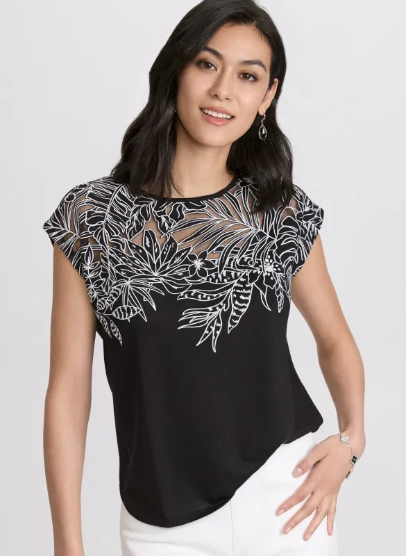 Mixed Floral T-Shirt sold by Laura