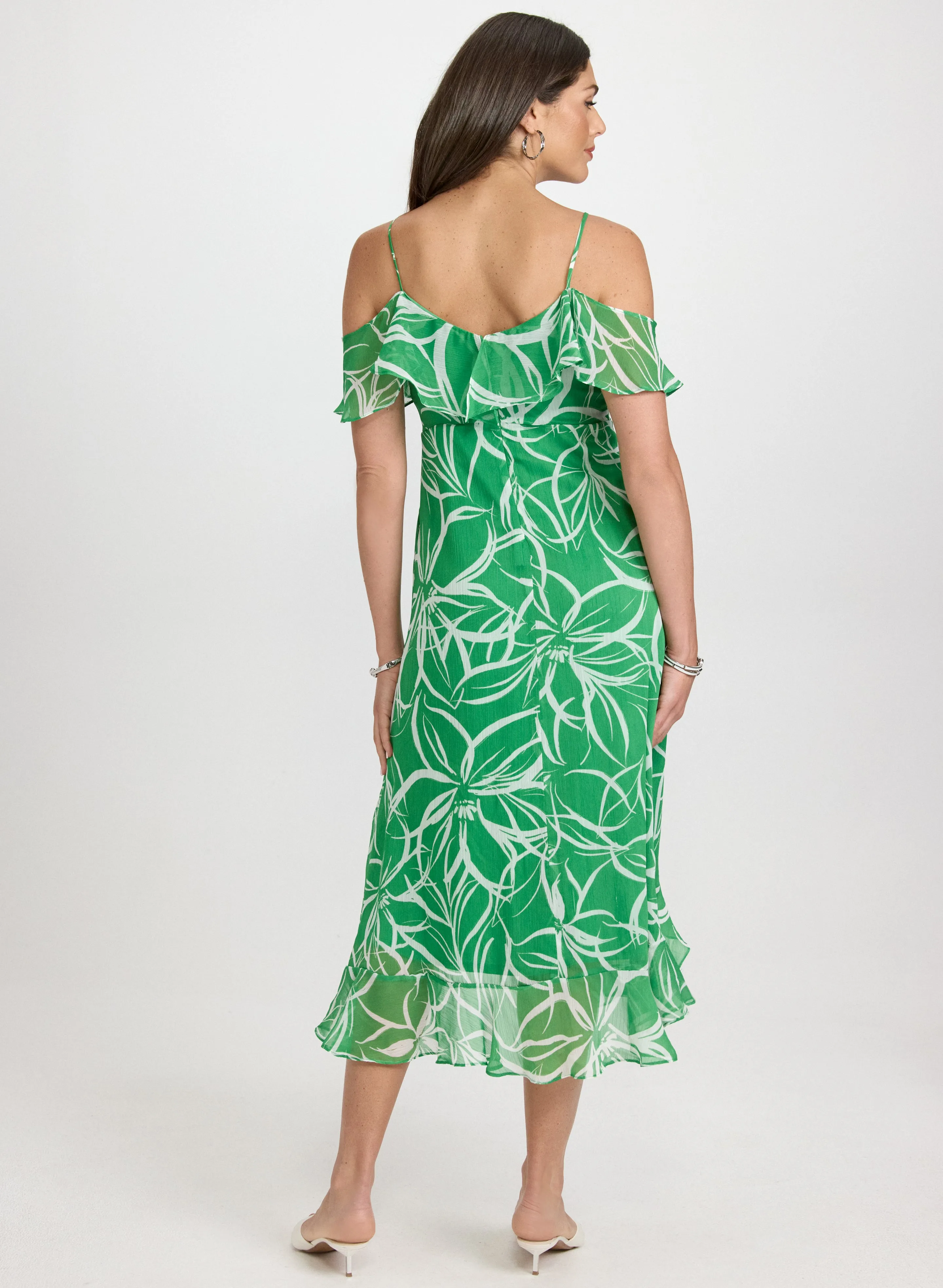 Floral Chiffon Dress sold by Laura product image thumbnail 4