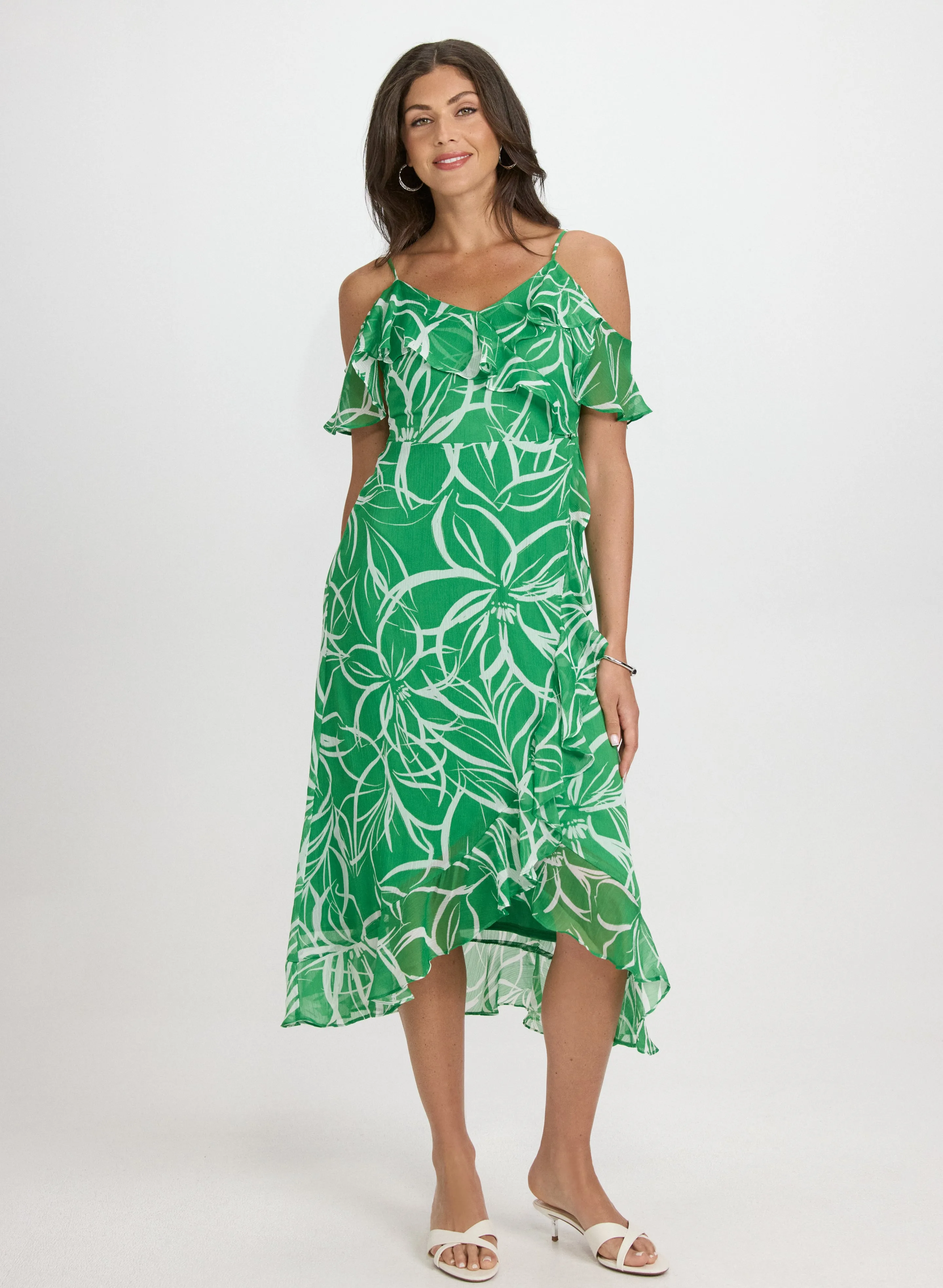 Floral Chiffon Dress sold by Laura