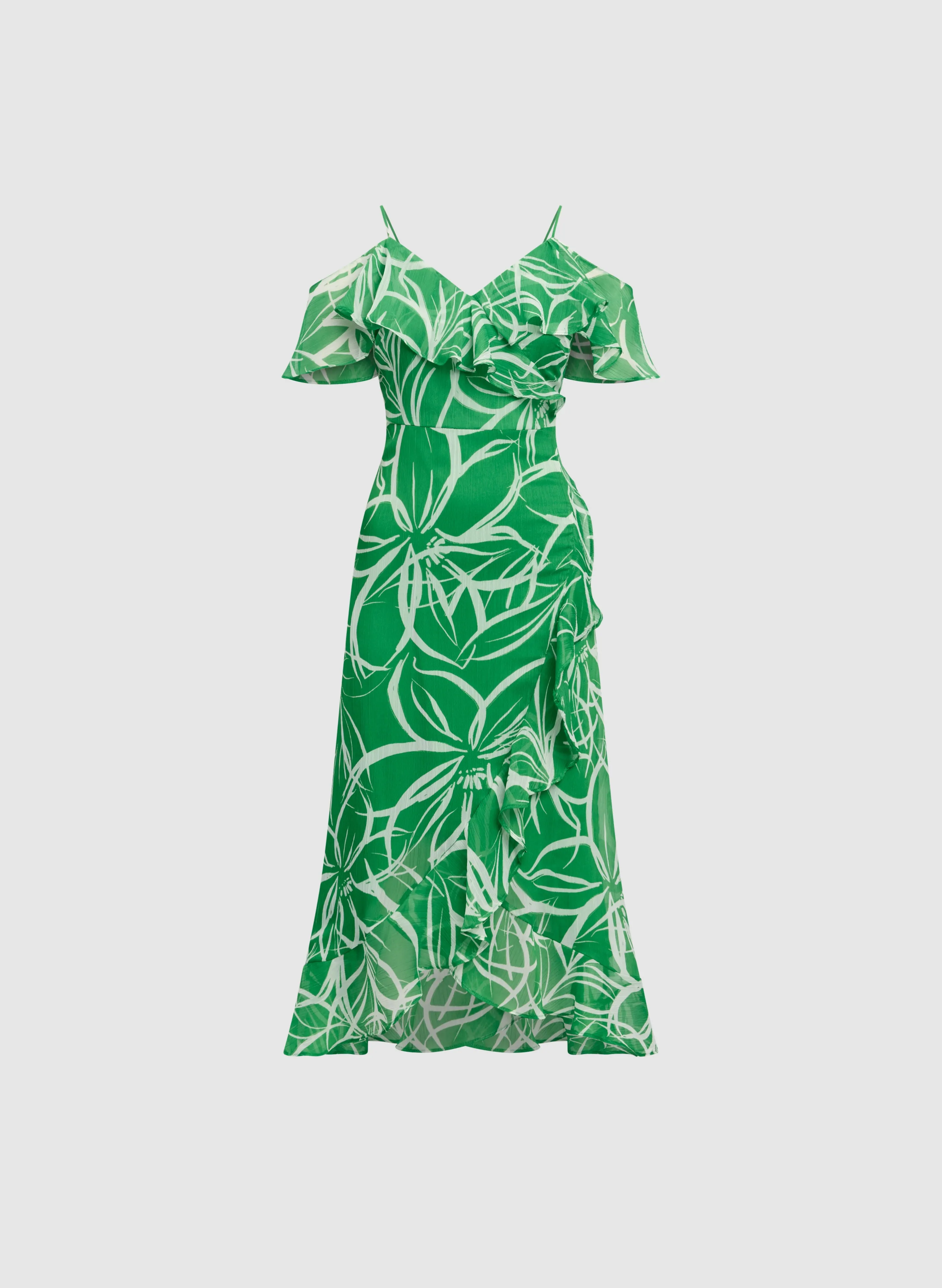 Floral Chiffon Dress sold by Laura product image thumbnail 5