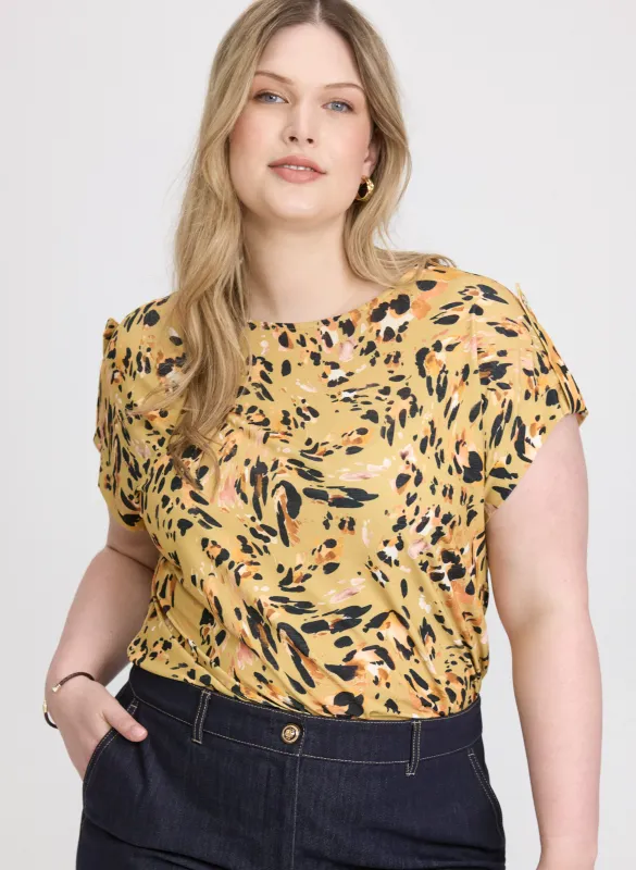 Mixed Print Top sold by Laura