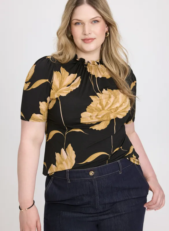 Mock Neck Top sold by Laura