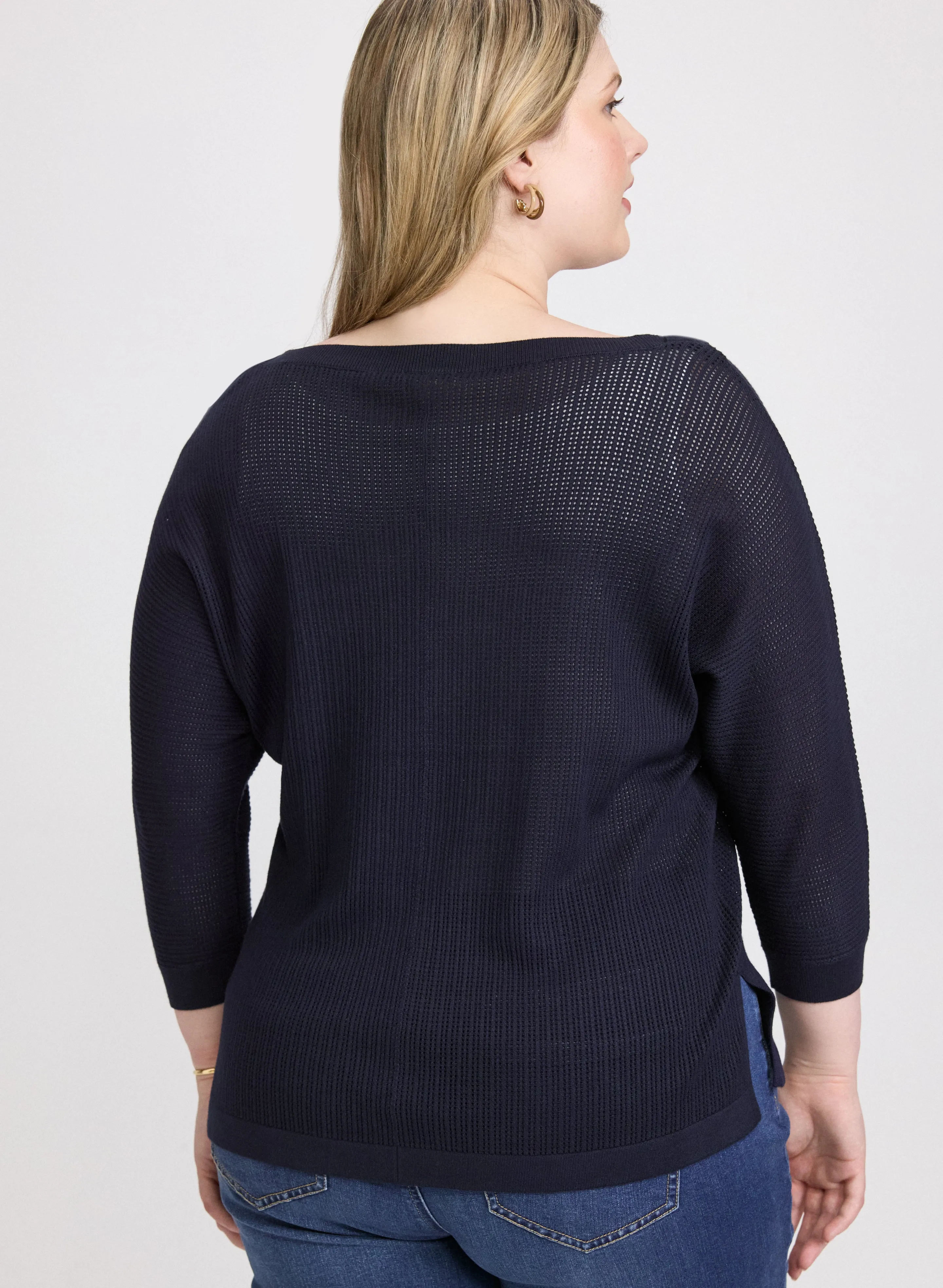 Open Knit Sweater sold by Laura product image thumbnail 3