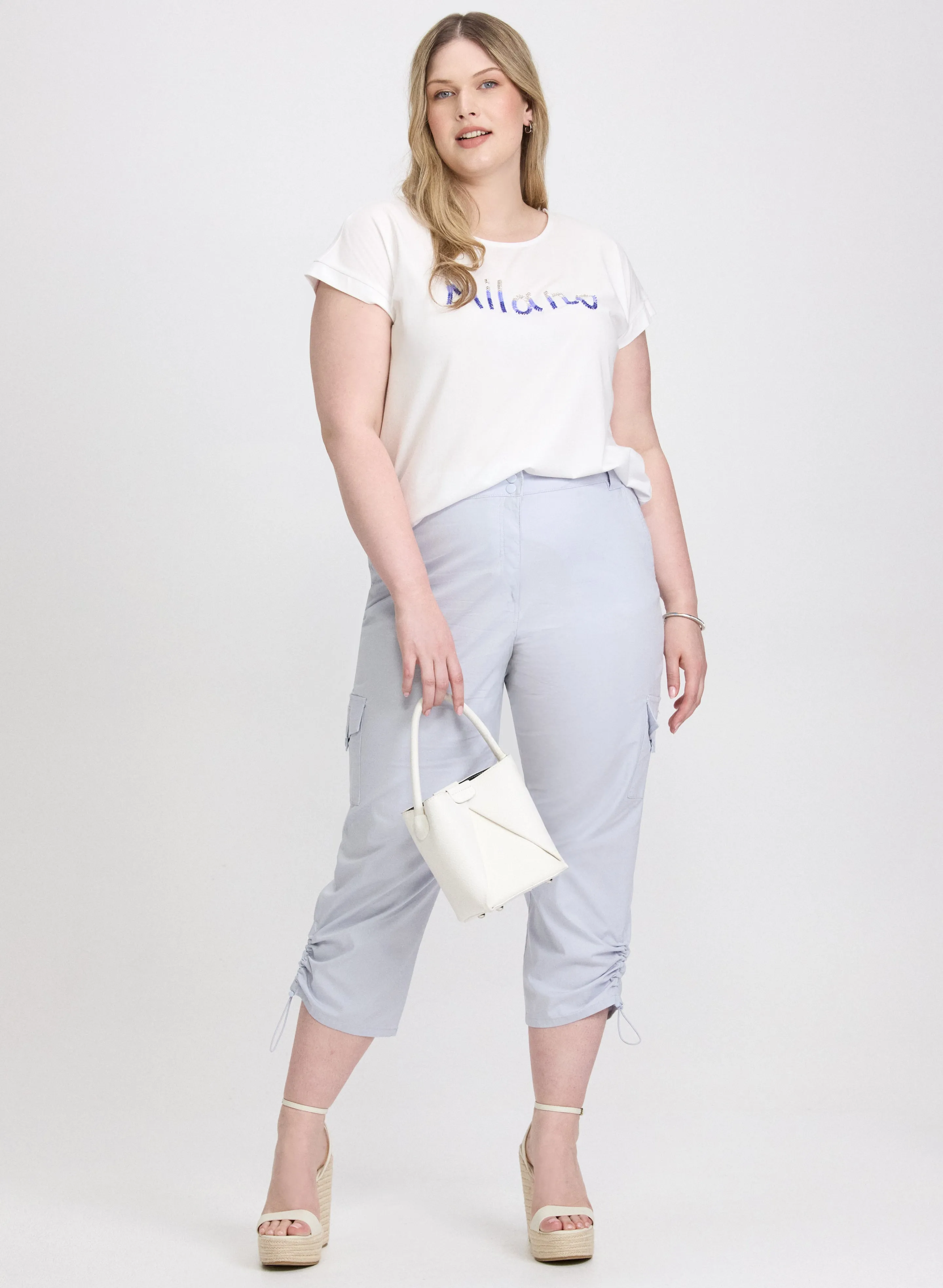 Drawstring Hem Capris sold by Laura product image thumbnail 4