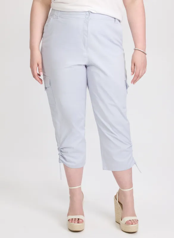 Drawstring Hem Capris sold by Laura