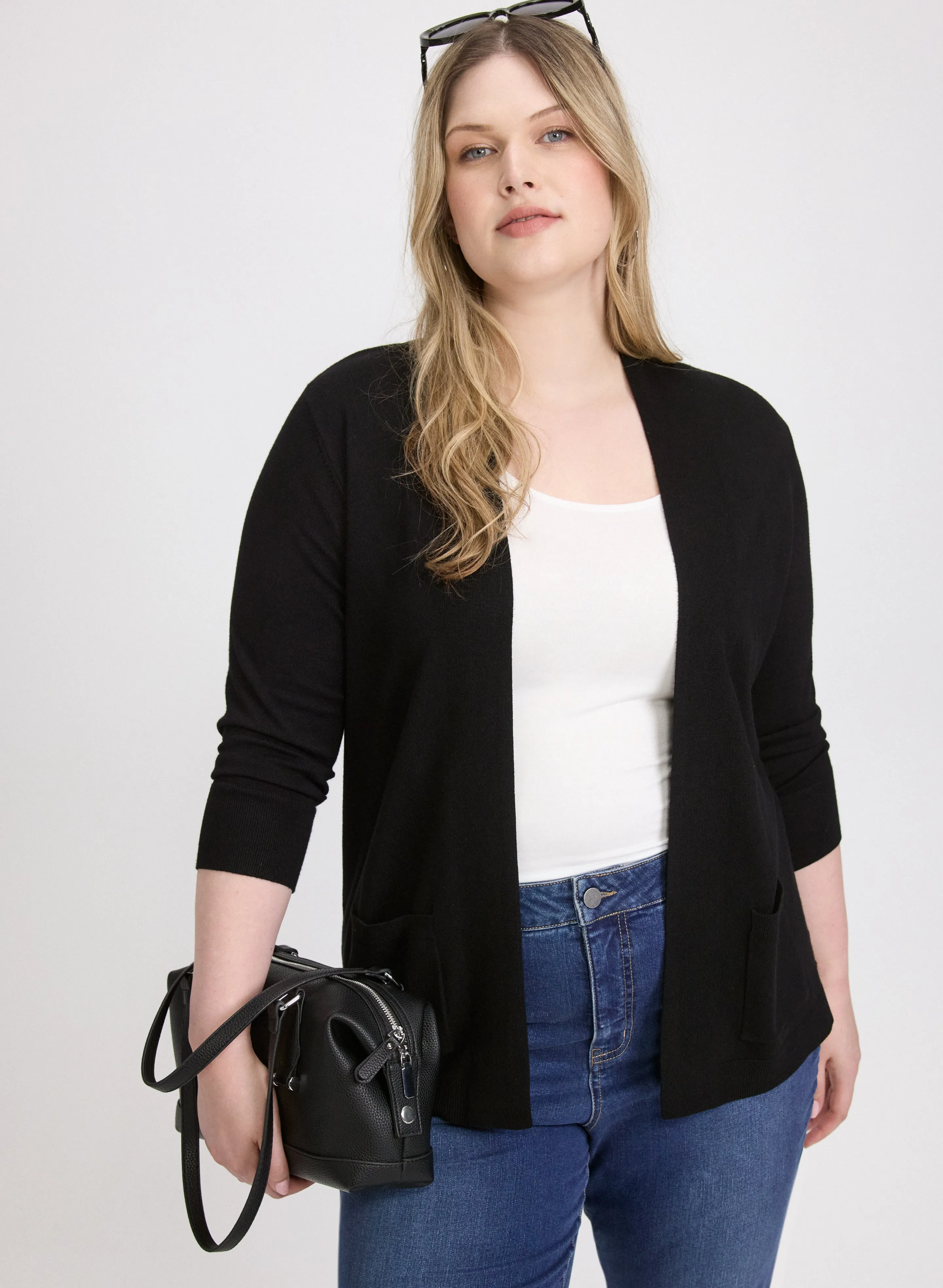 Short Open Front Cardigan sold by Laura product image thumbnail 5