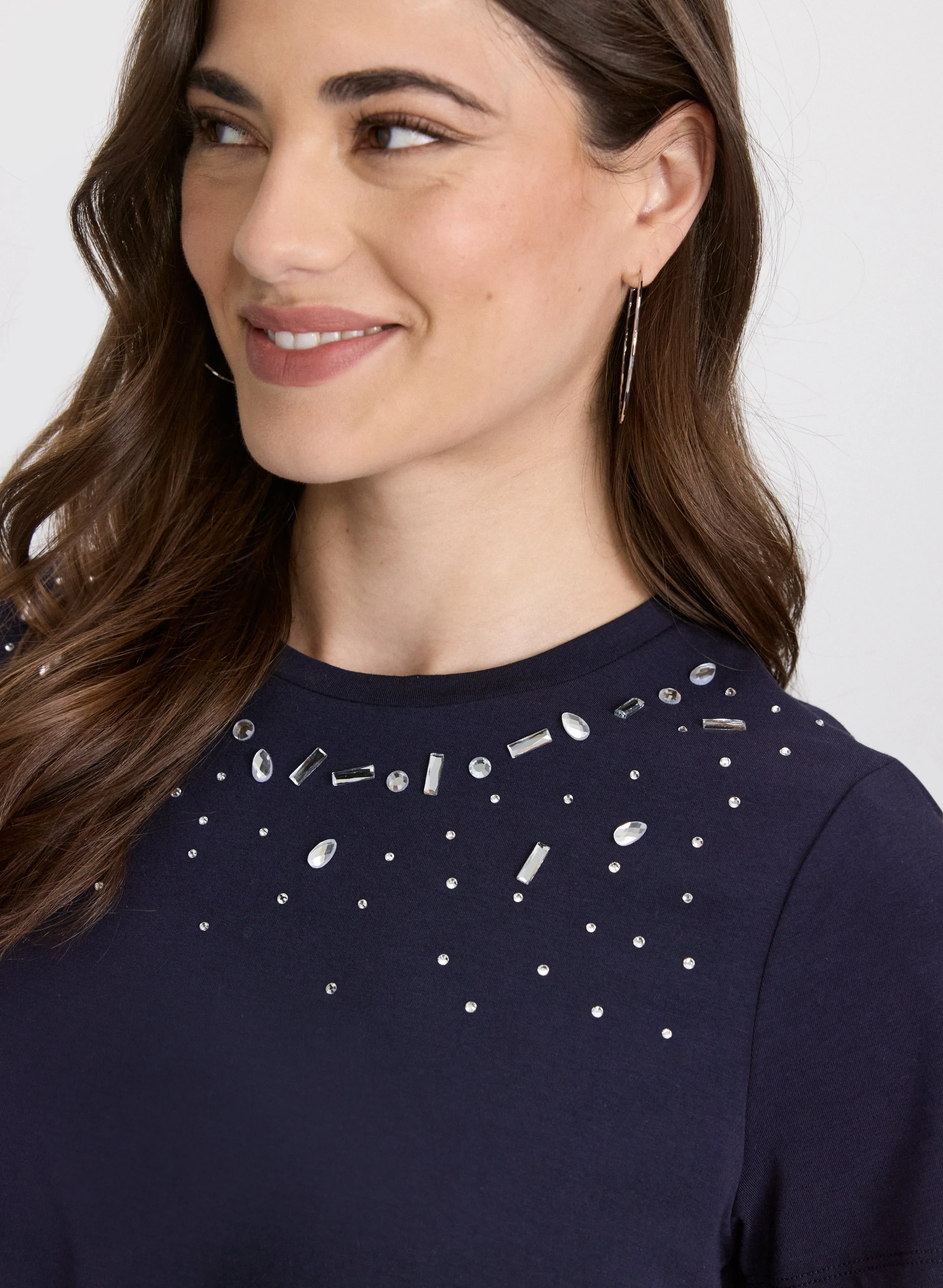 Crystal Trim T-Shirt sold by Laura product image thumbnail 5