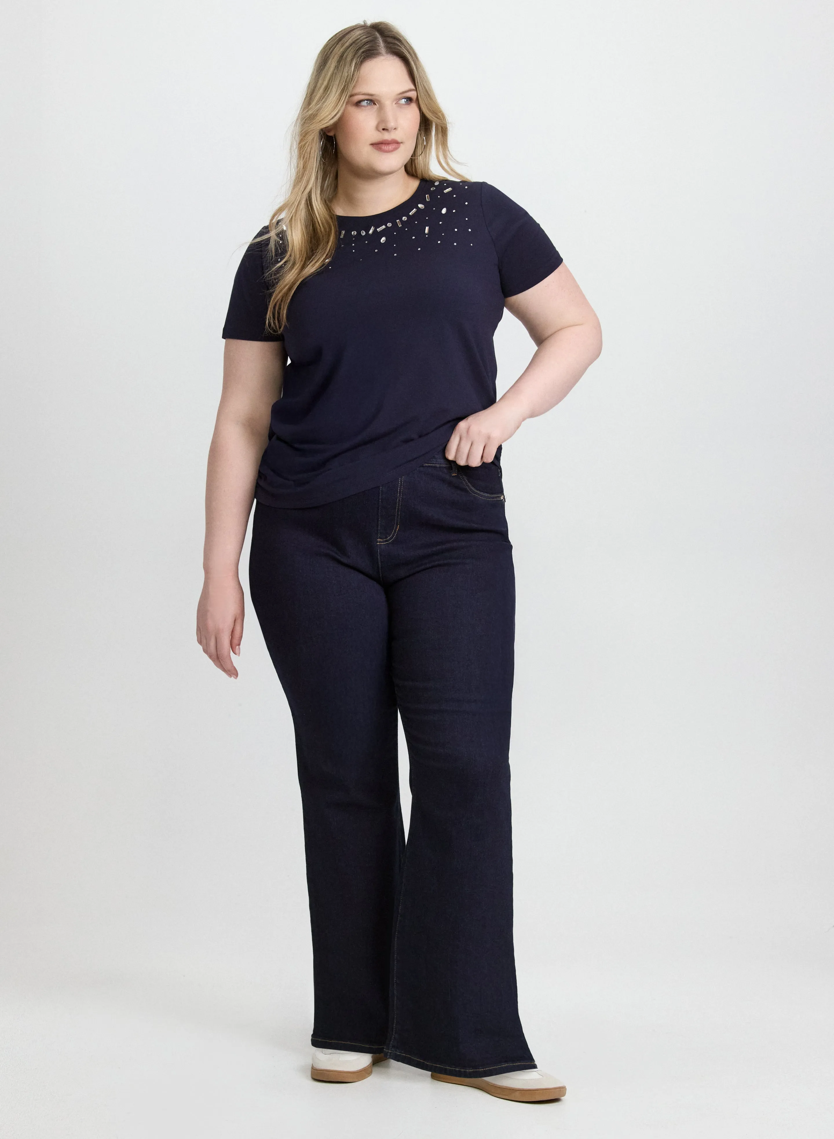 Crystal Detail T-Shirt sold by Laura product image thumbnail 4