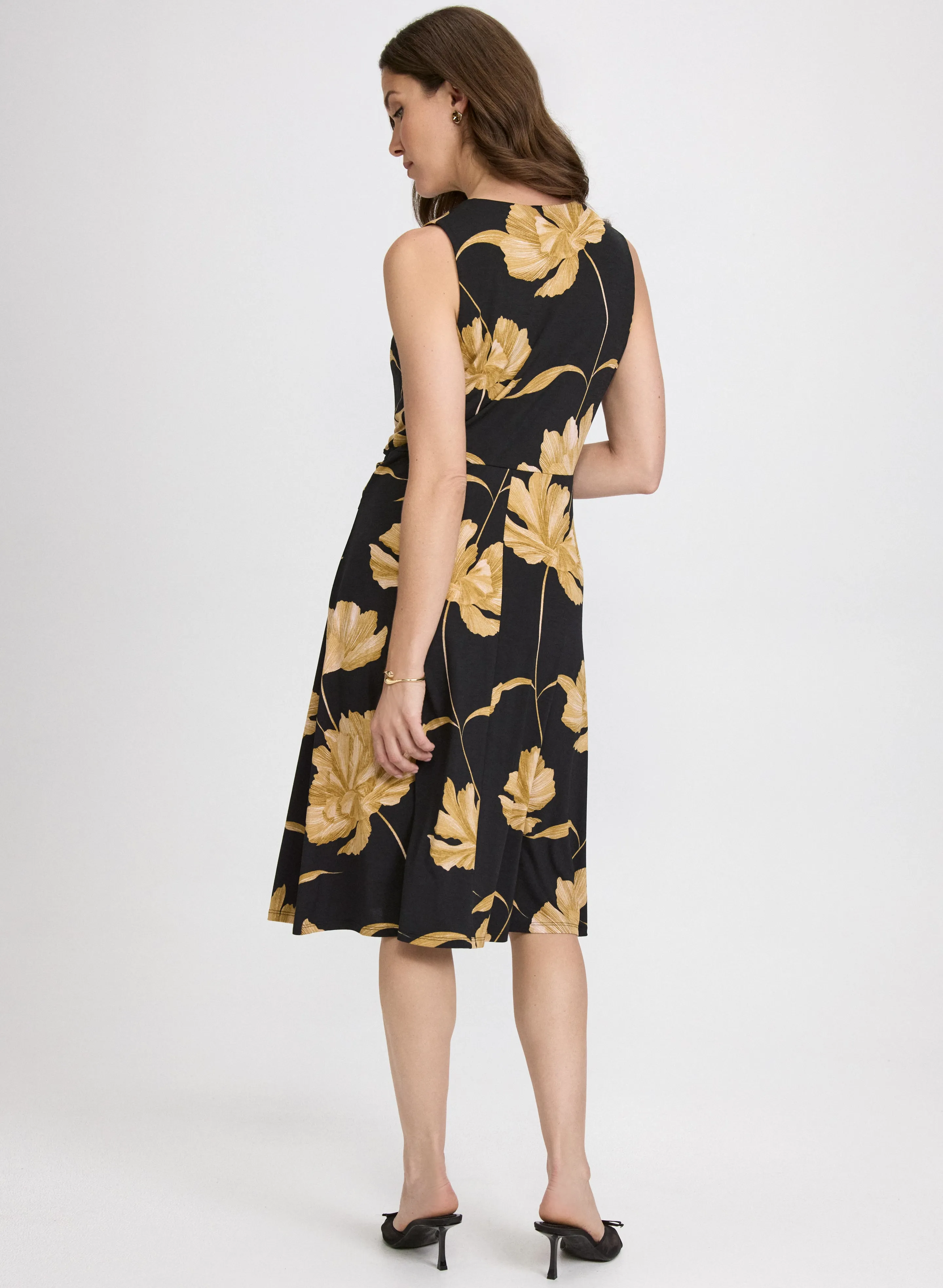 Floral Twist Front Dress sold by Laura product image thumbnail 3