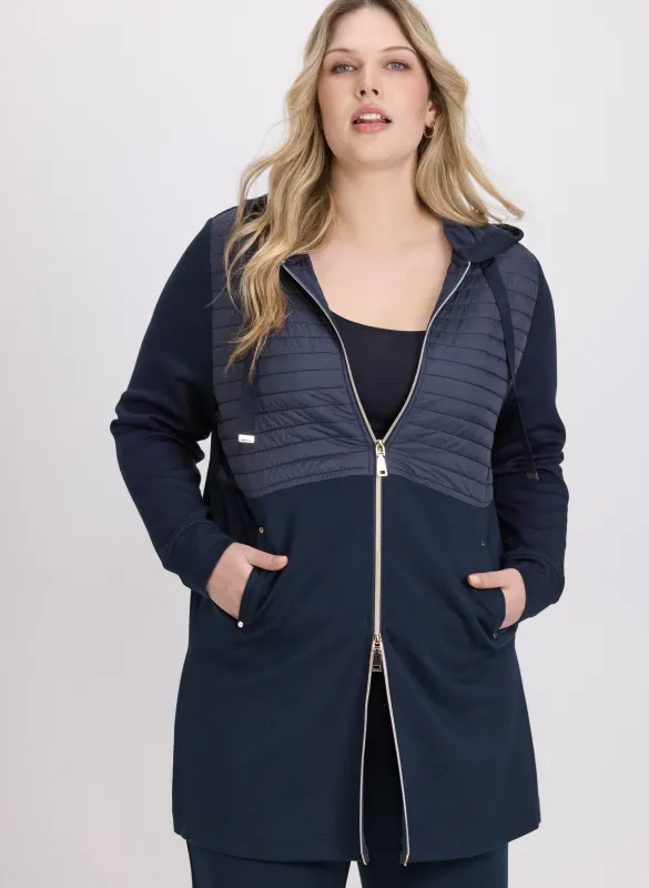 Zip Nylon Trim Top sold by Laura