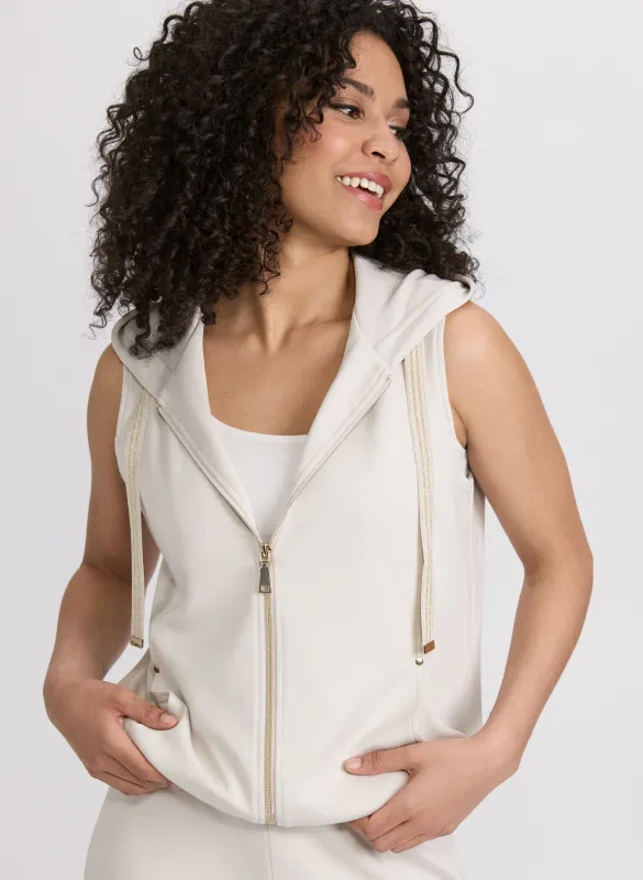 Sleeveless Zip-Up Top sold by Laura
