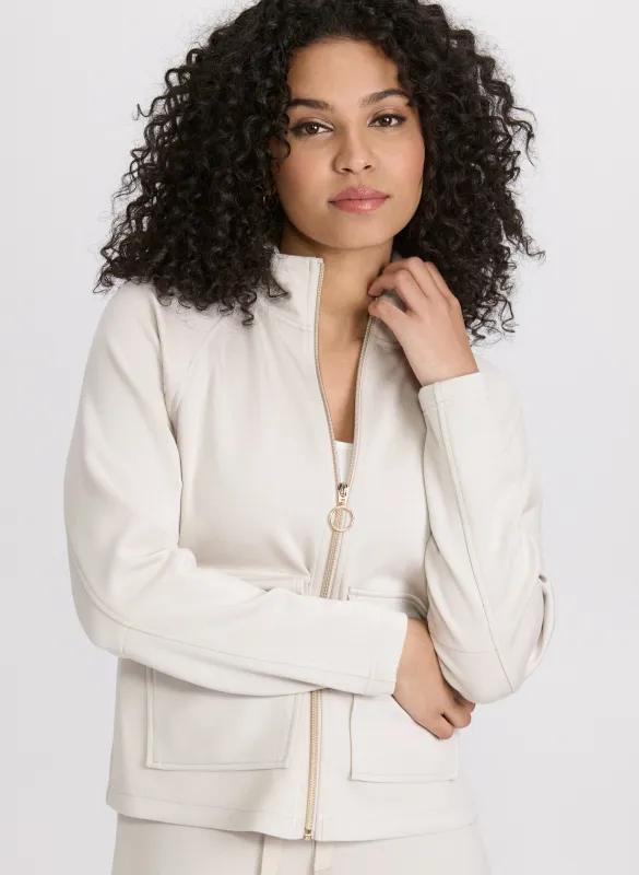 Short Zip-Up Top sold by Laura