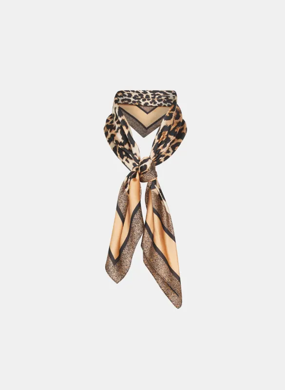 Leopard Print Scarf sold by Laura