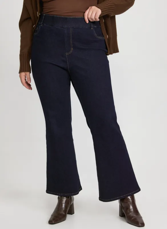 Pull-On Flare-Leg Jeans sold by Laura