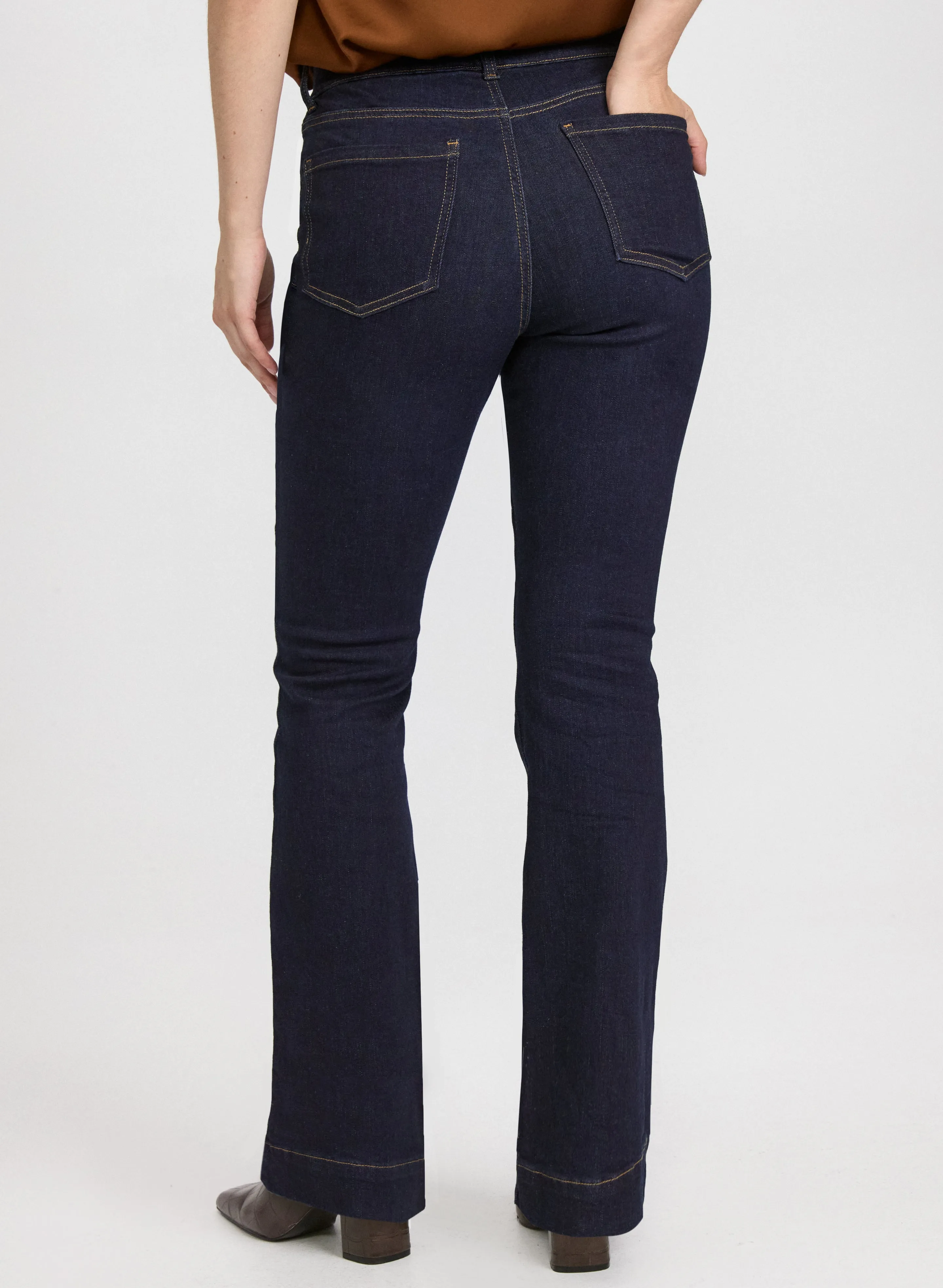Pull-On Flare-Leg Jeans sold by Laura product image thumbnail 3