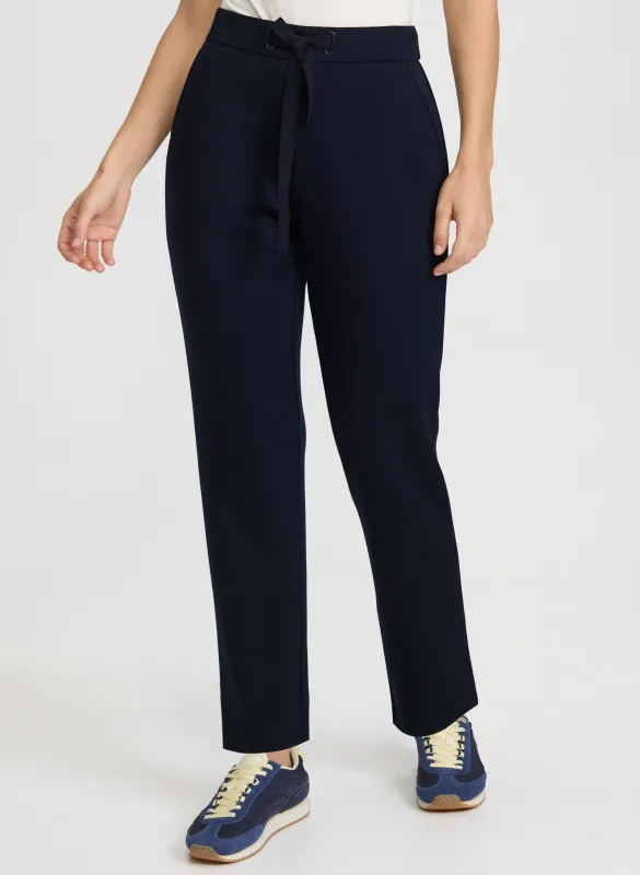 Pull-On Straight-Leg Pants sold by Laura