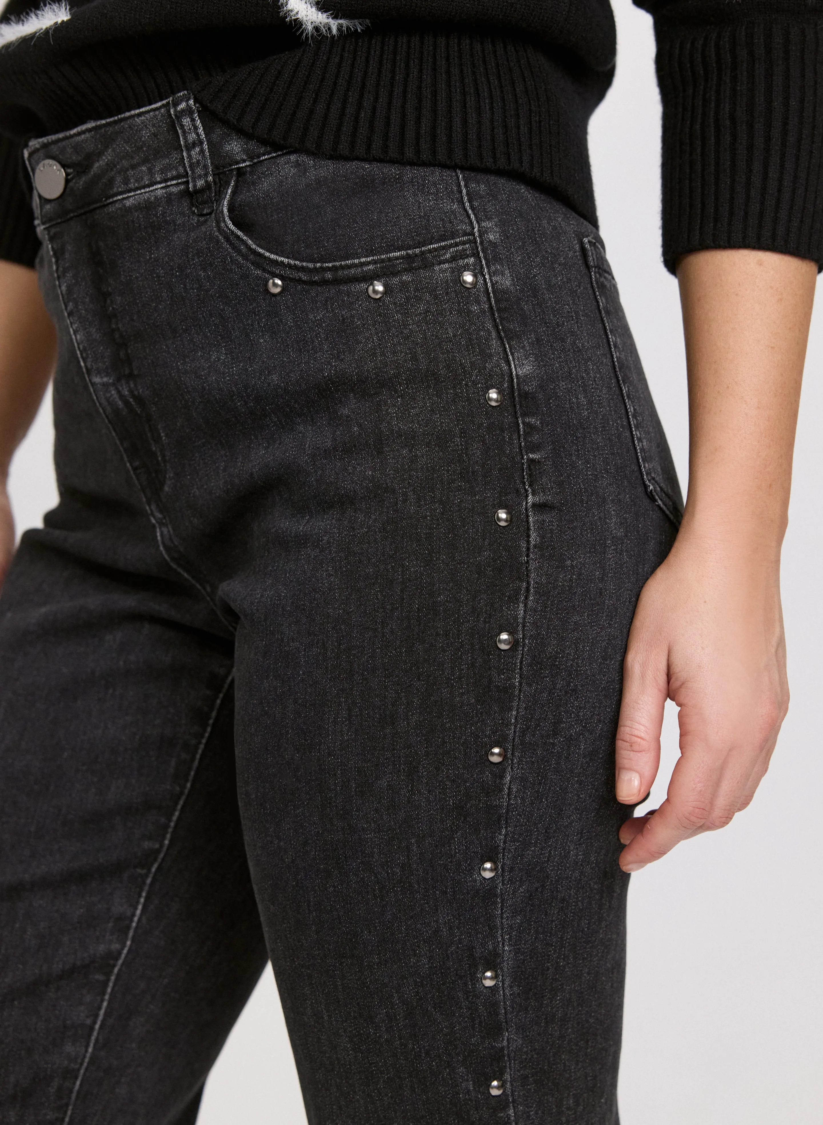 Studded Straight-Leg Jeans sold by Laura product image thumbnail 5