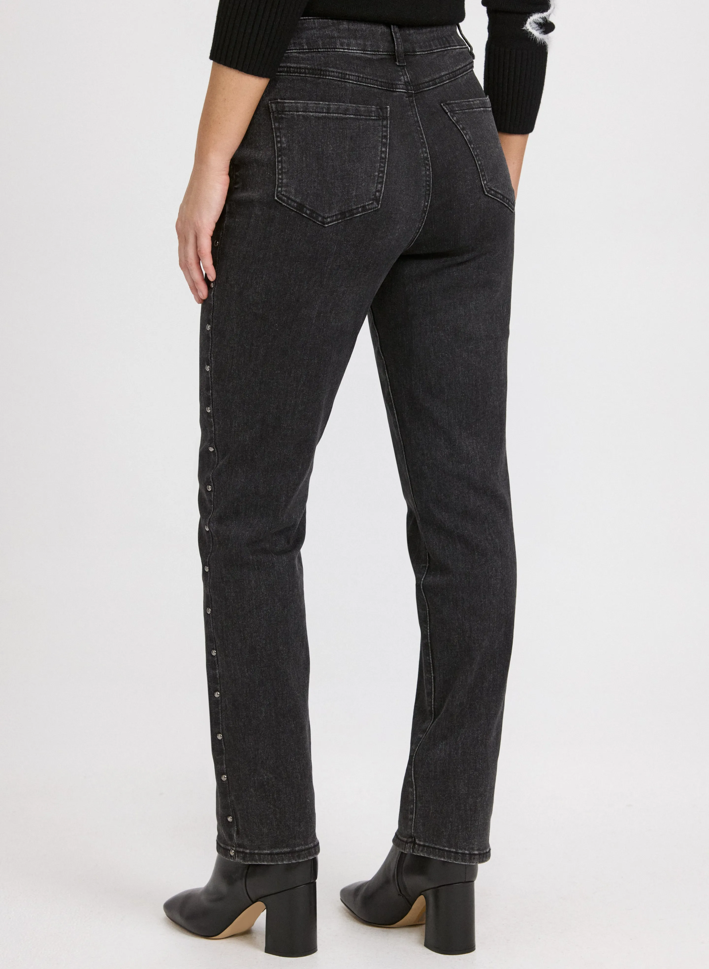 Studded Straight-Leg Jeans sold by Laura product image thumbnail 3