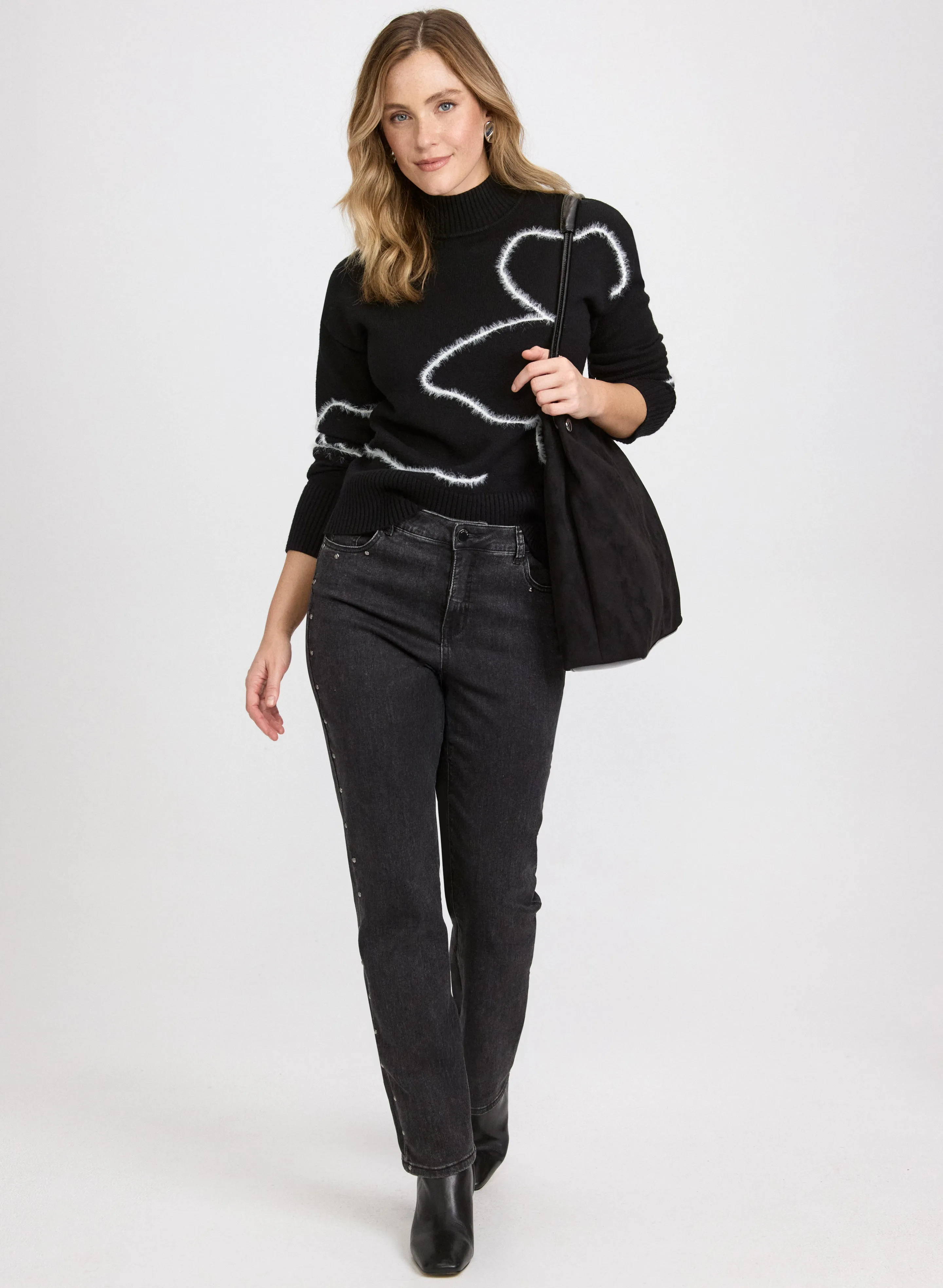 Studded Straight-Leg Jeans sold by Laura product image thumbnail 4