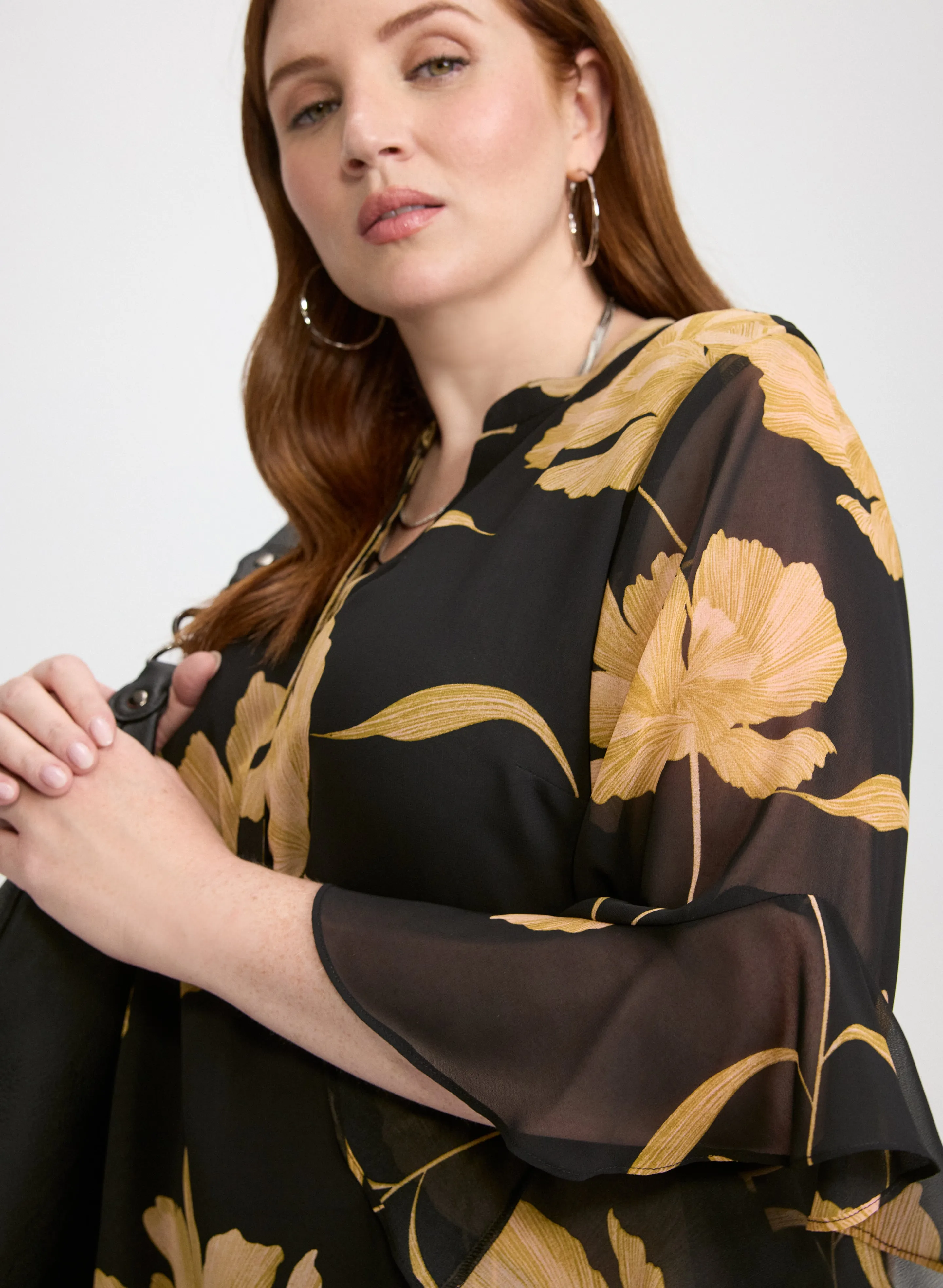 Floral Chiffon Blouse sold by Laura product image thumbnail 5