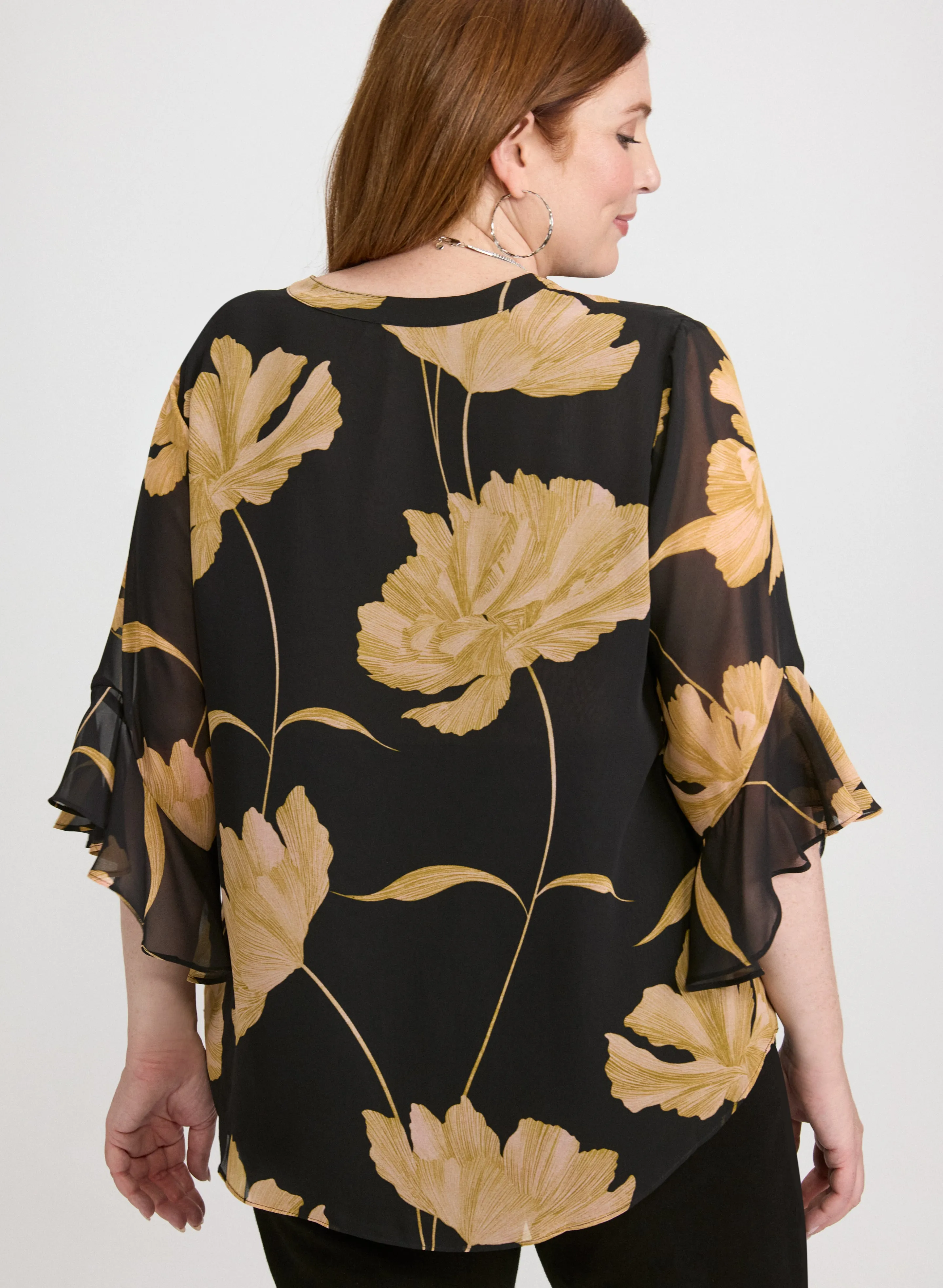 Floral Chiffon Blouse sold by Laura product image thumbnail 3