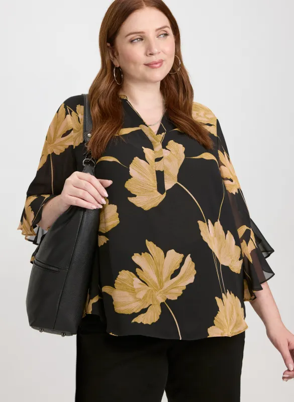Floral Chiffon Blouse sold by Laura