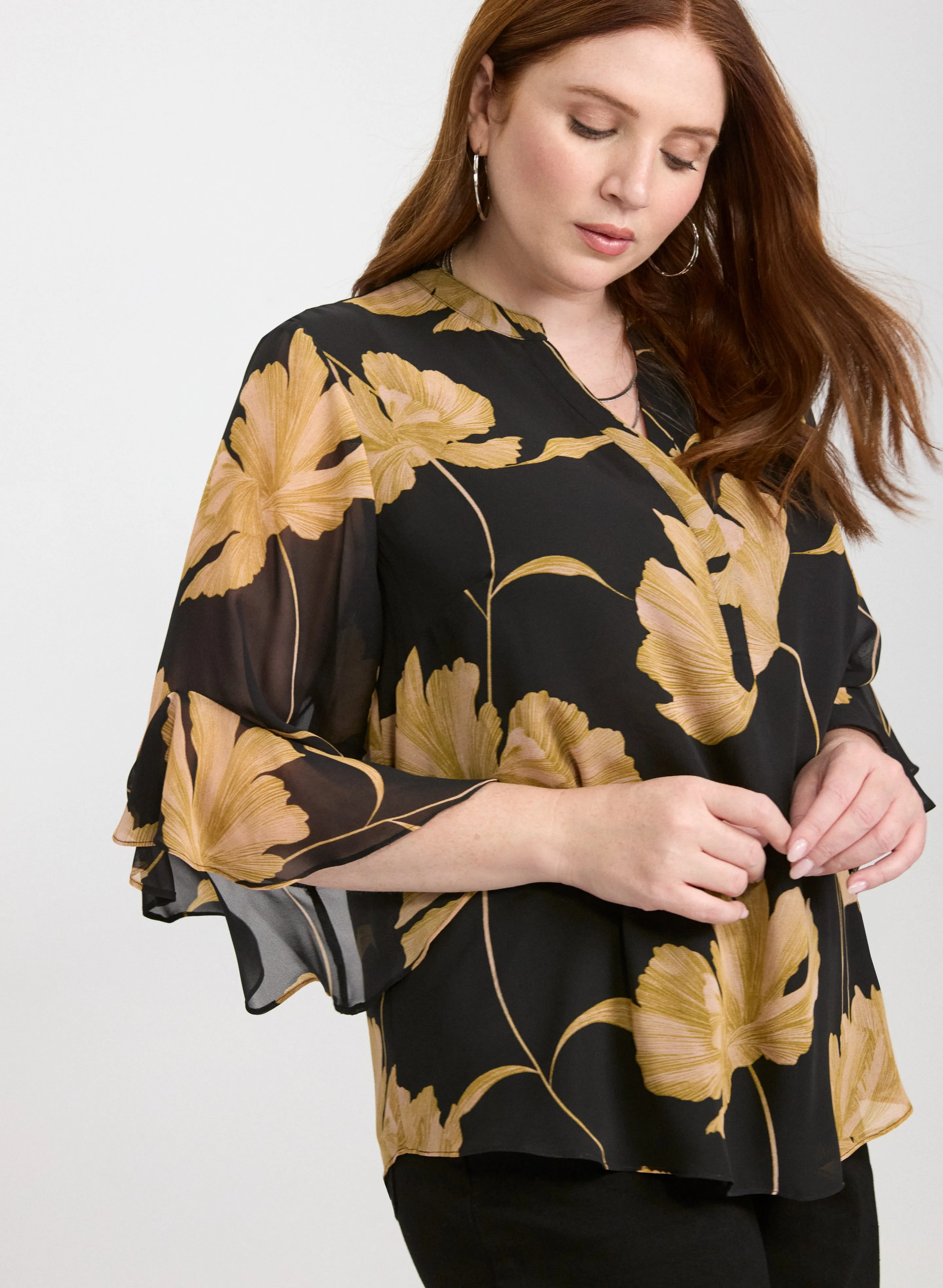 Floral Chiffon Blouse sold by Laura product image thumbnail 2