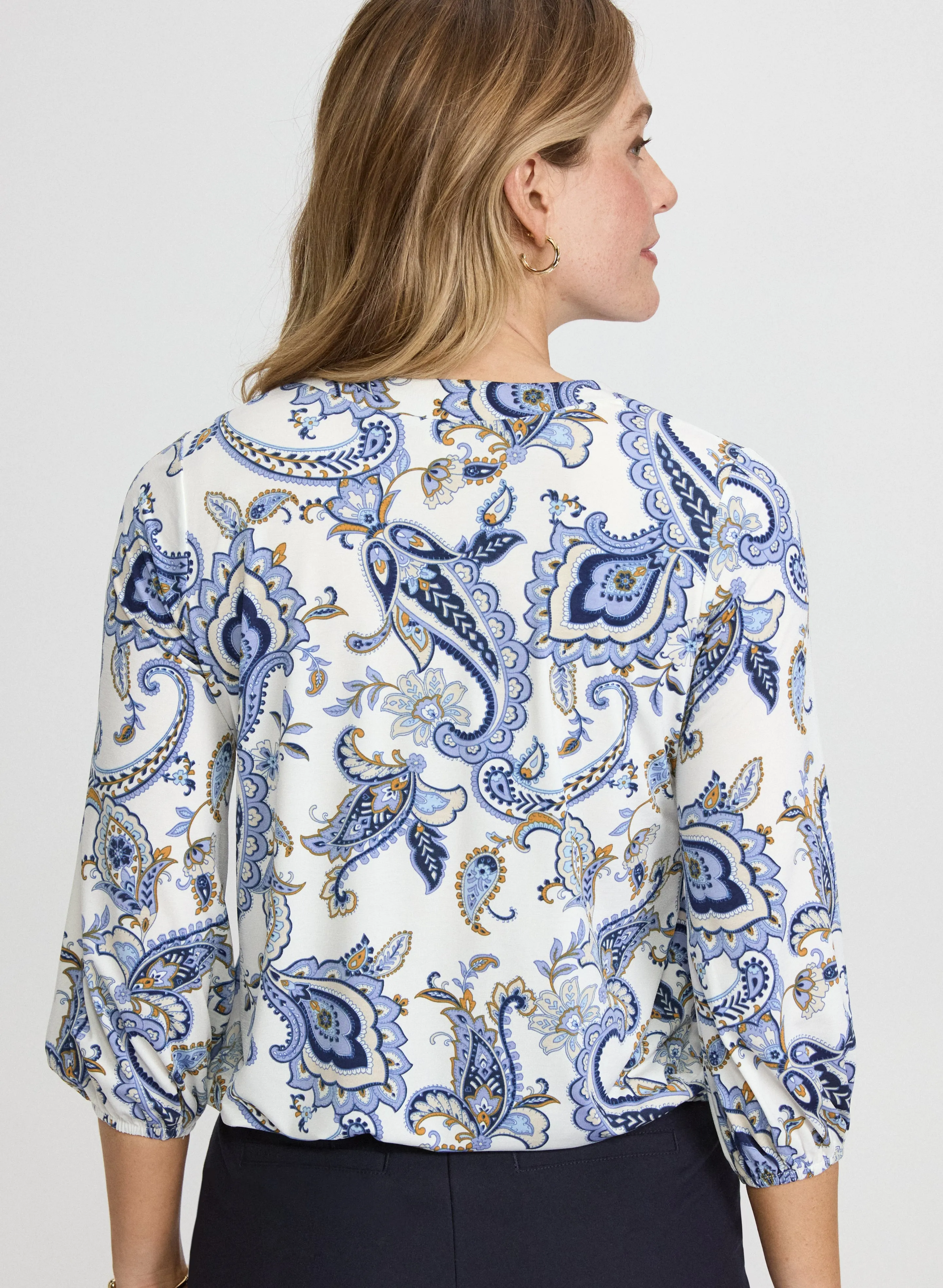 Paisley Drawstring Hem sold by Laura product image thumbnail 4
